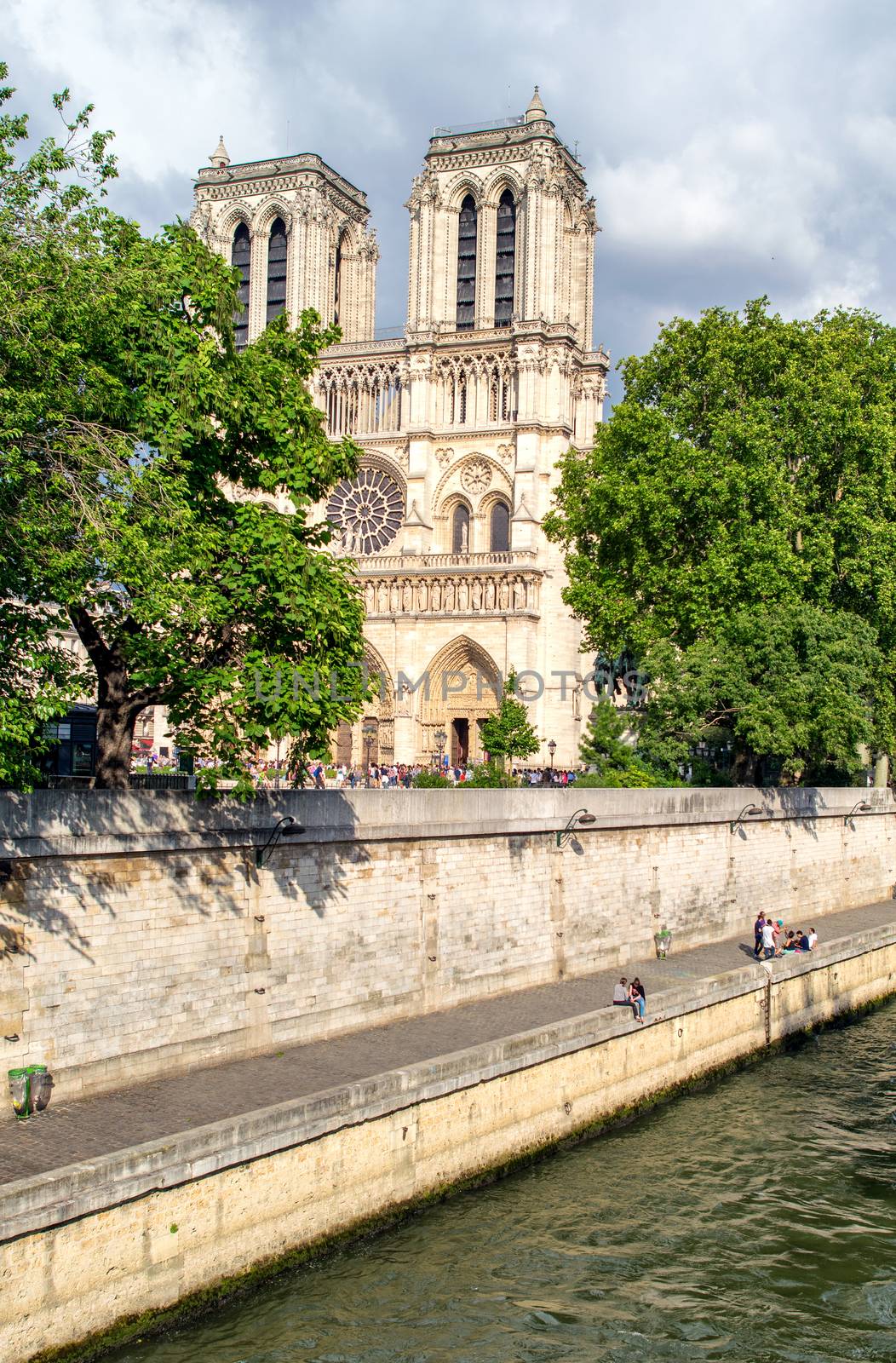 Notre Dame Cathedral in Paris.