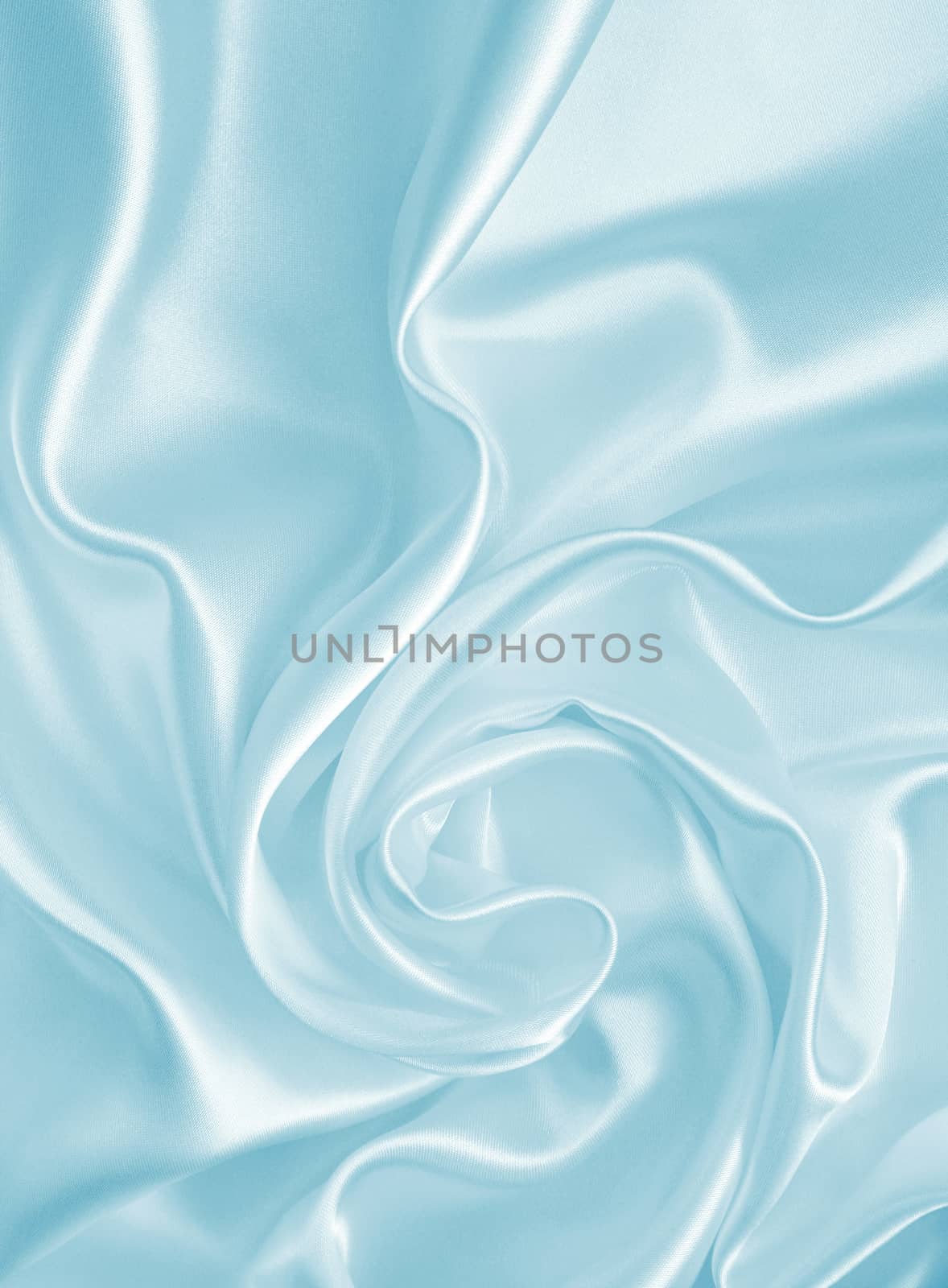 Smooth elegant blue silk or satin can use as background