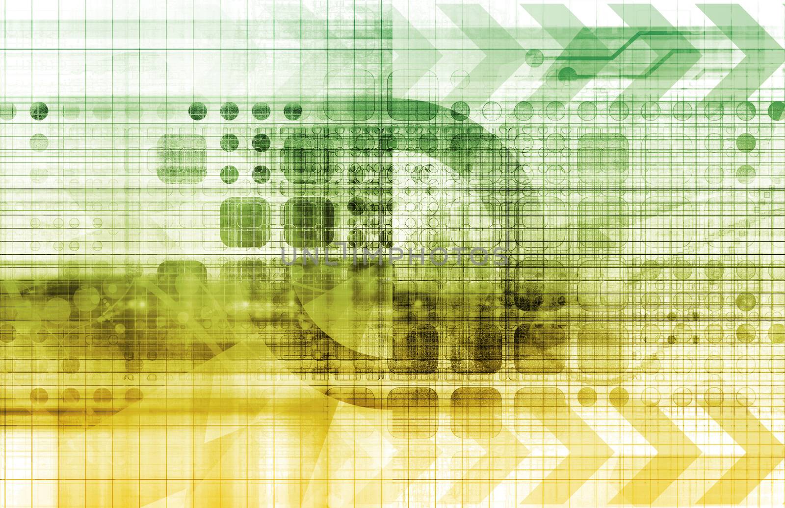 Global Digital Technology Concept with Monitors Screens