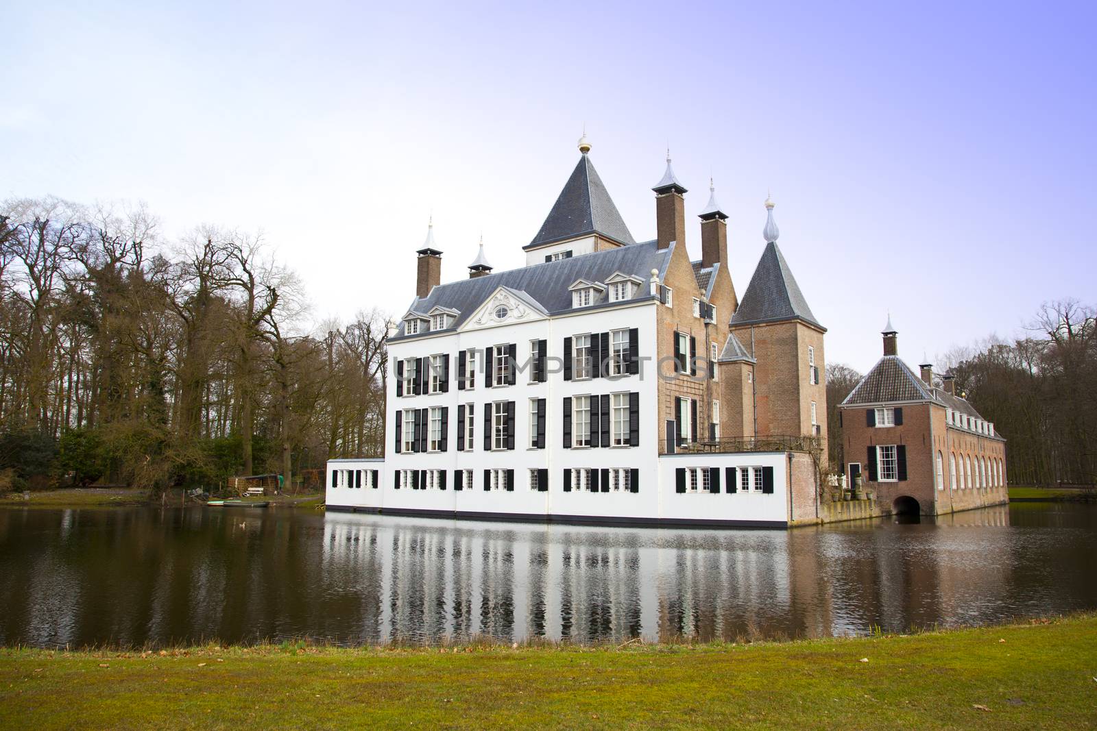 View at castle of Renswoude, The Netherlands