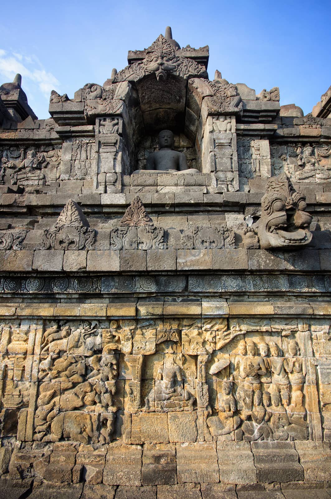  9th-century Buddhist Temple in Magelang, Central Java