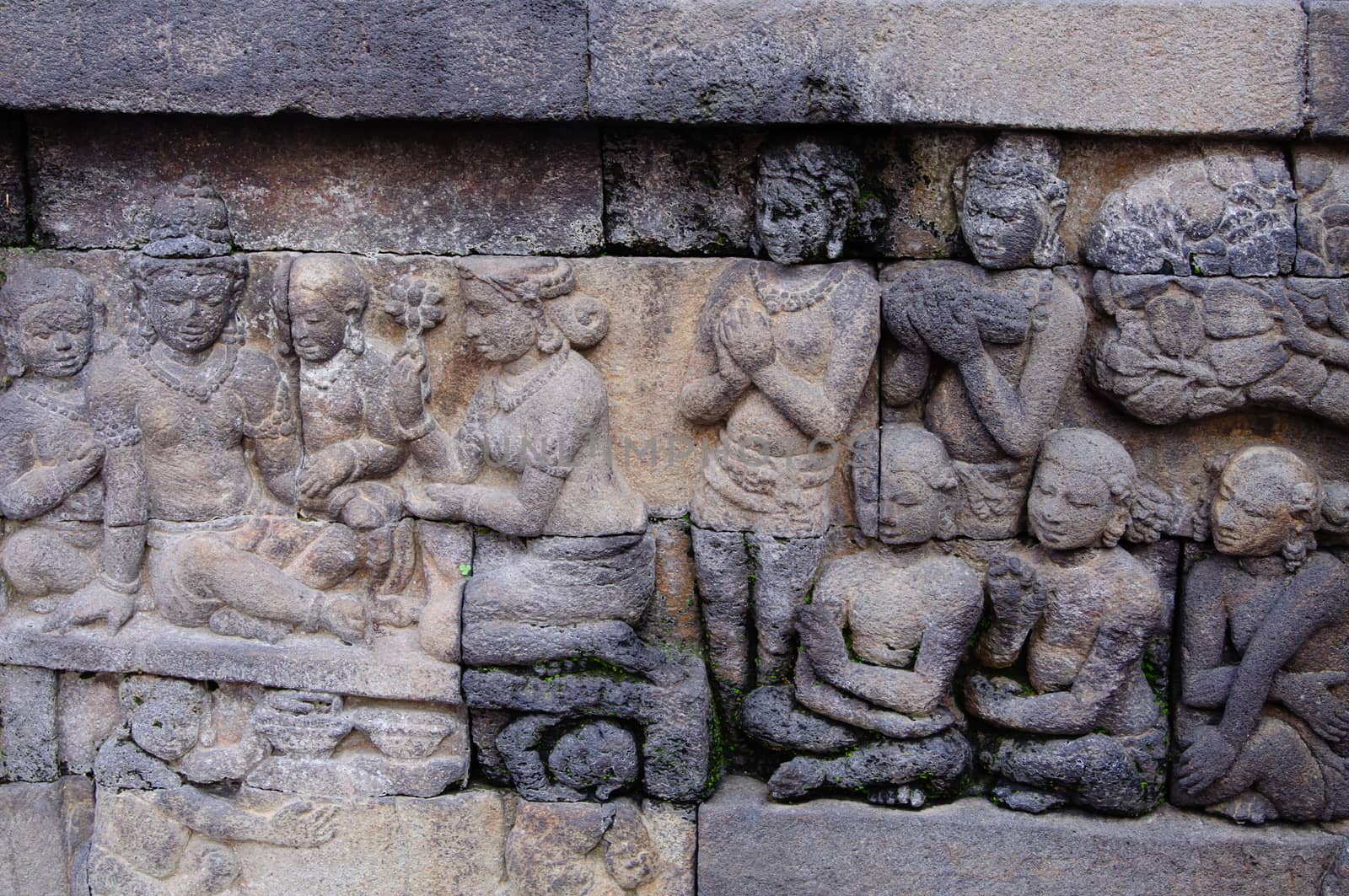 Borobudur Temple, Java, Indonesia. by johnnychaos