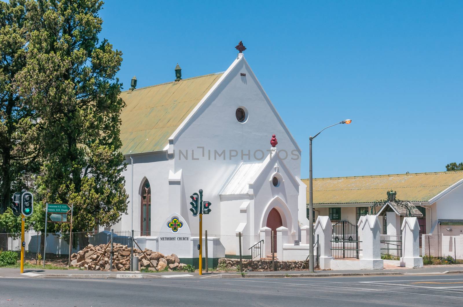 CAPE TOWN, SOUTH AFRICA - DECEMBER 10, 2014:  Methodist Church in Somerset West near Cape Town