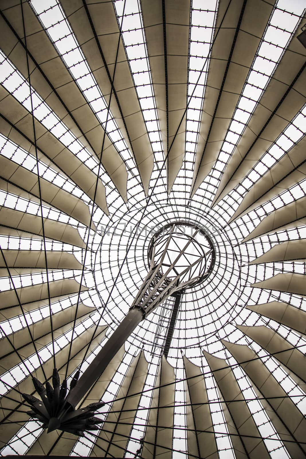 the modern dome at Potsdamer Platz in berlin, Germany