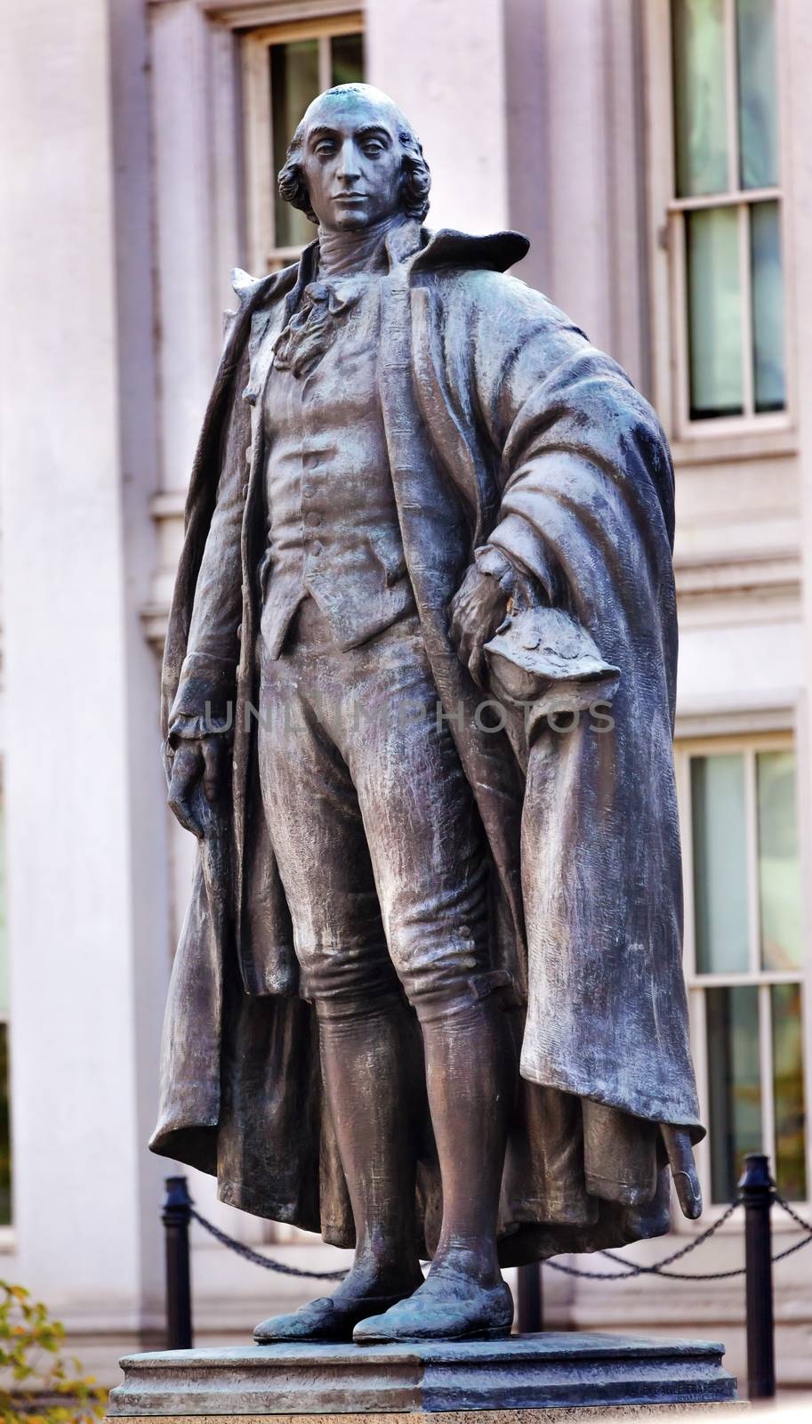 Albert Gallatin Statue US Treasury Department Washington DC by bill_perry