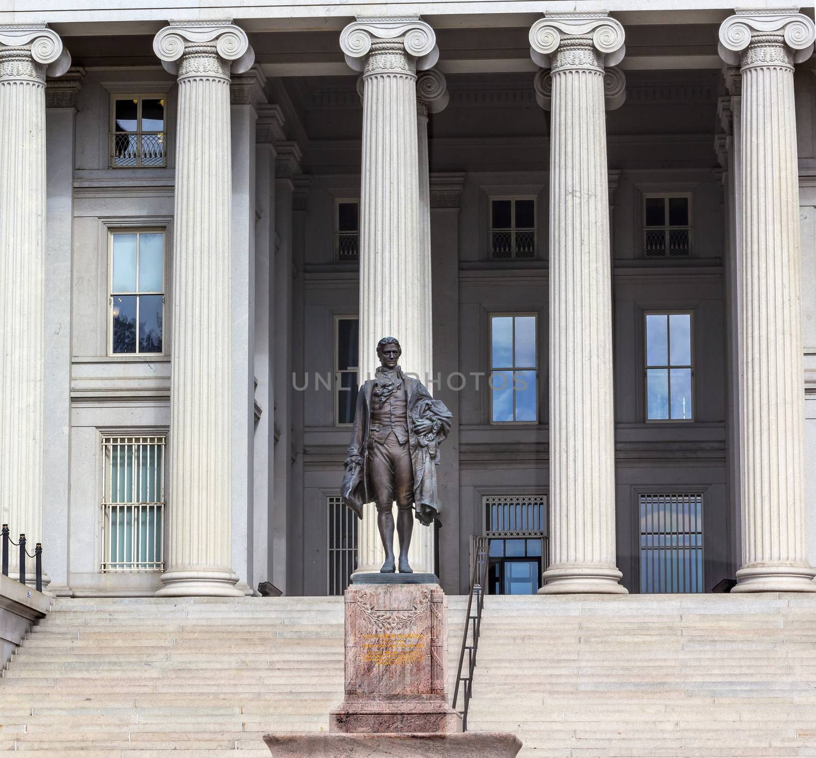 US Treasury Department Alexander Hamilton Statue Washington DC by bill_perry