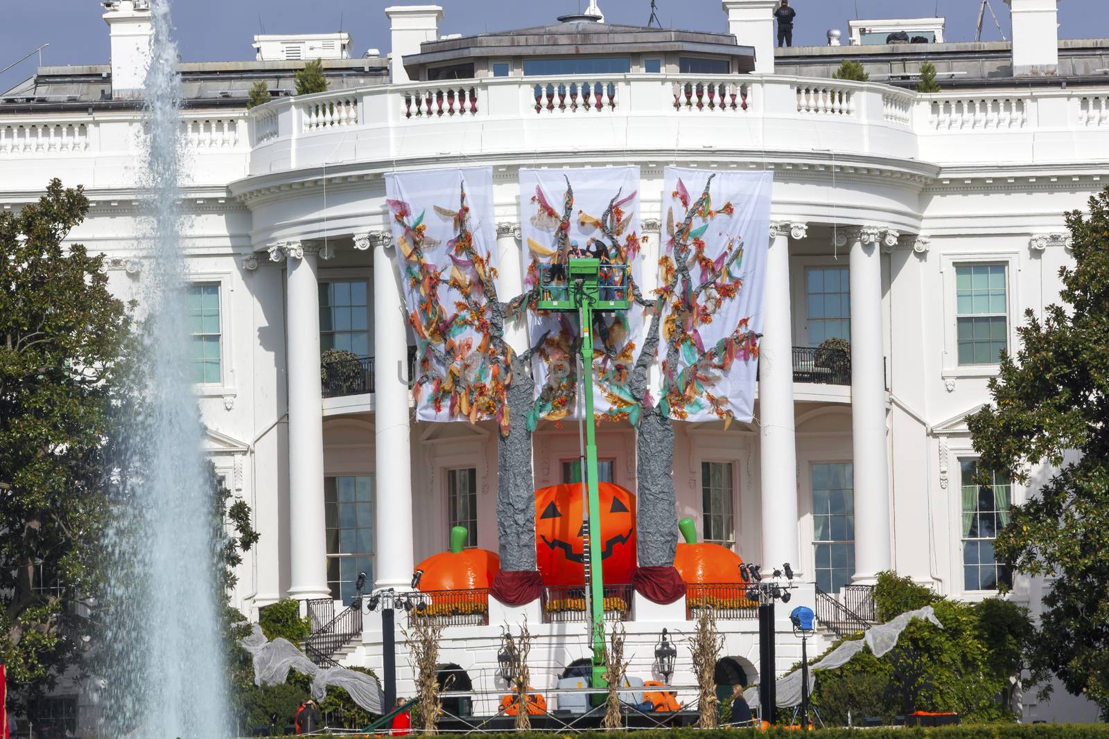 Halloween Fall Decorations White House Washington DC by bill_perry