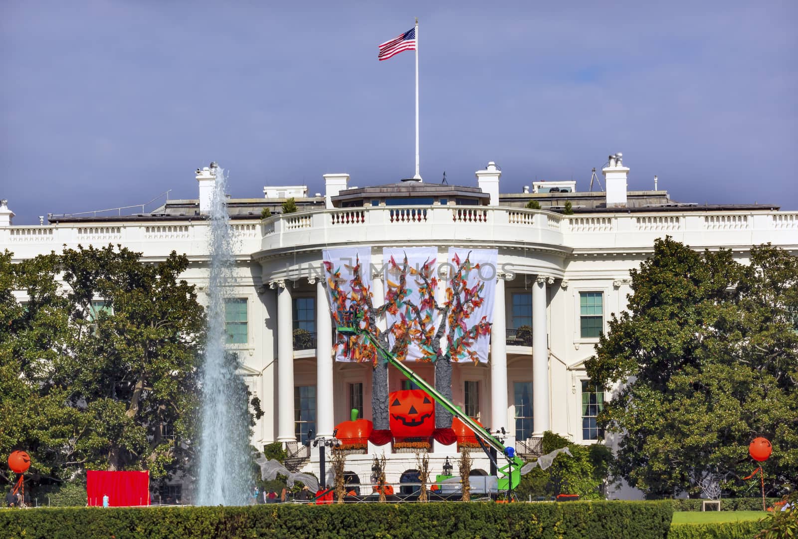 Halloween Fall Decorations White House Washington DC by bill_perry