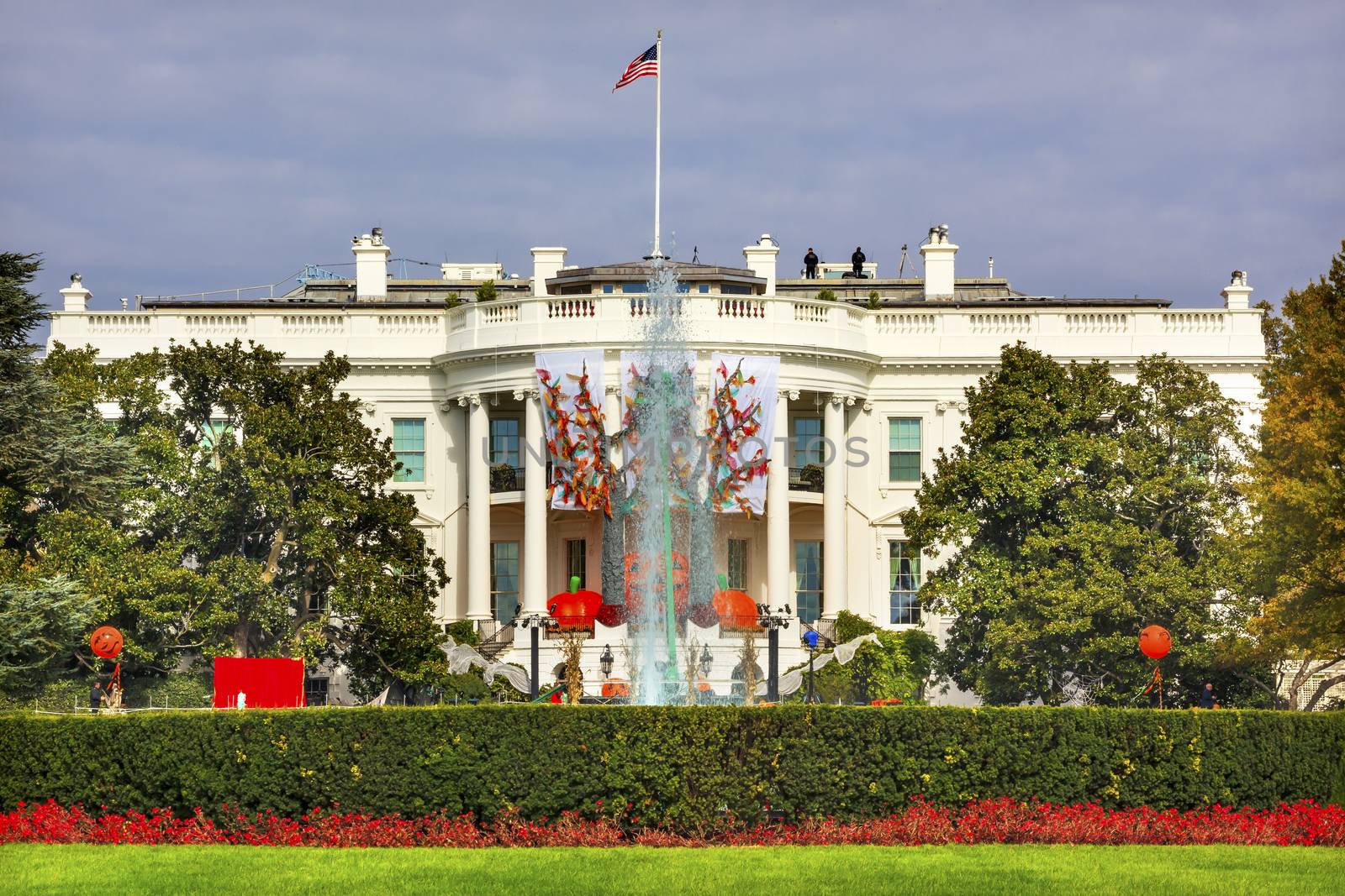 Halloween Fall Decorations White House Washington DC by bill_perry