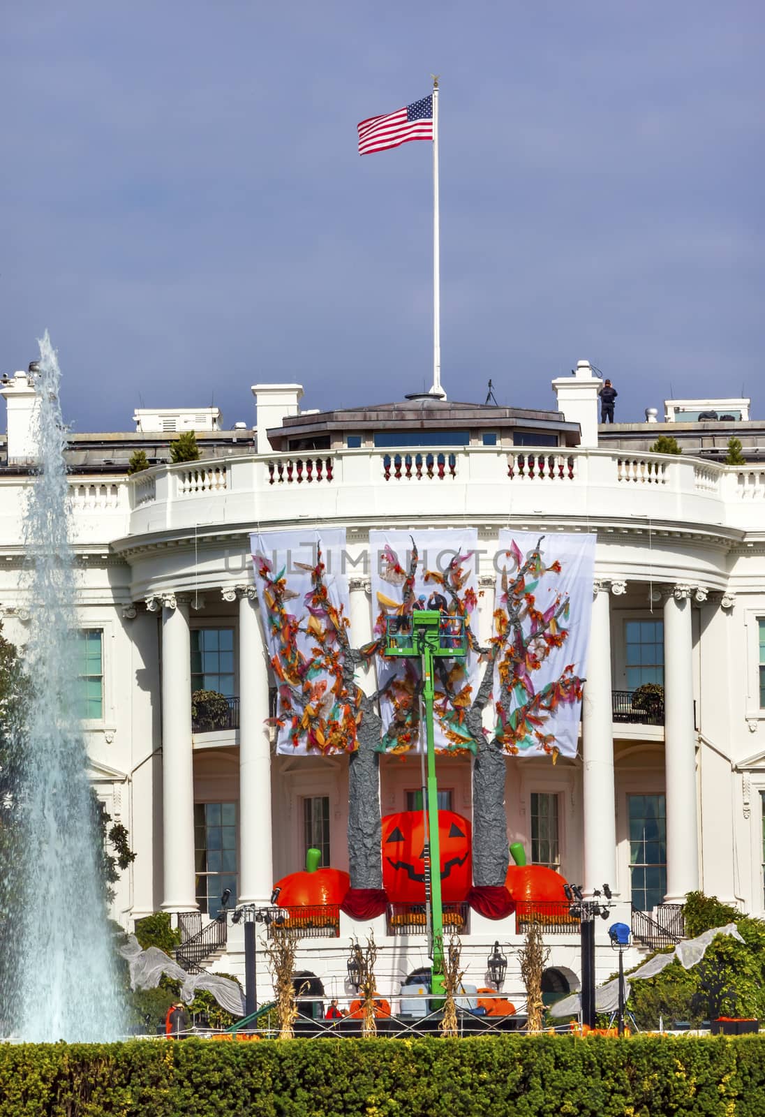 Halloween Fall Decorations White House Washington DC by bill_perry