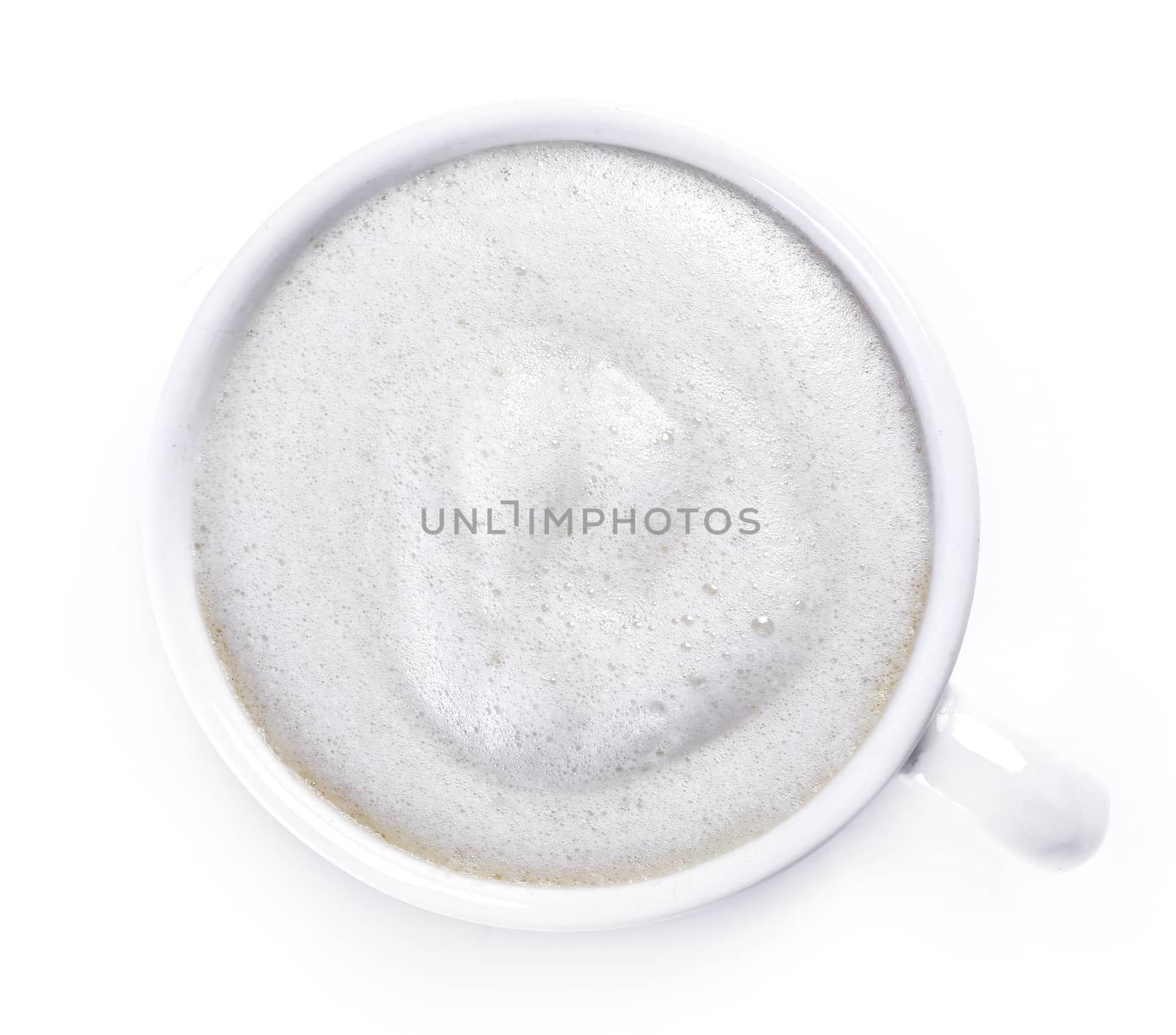 Coffee cup on a white background