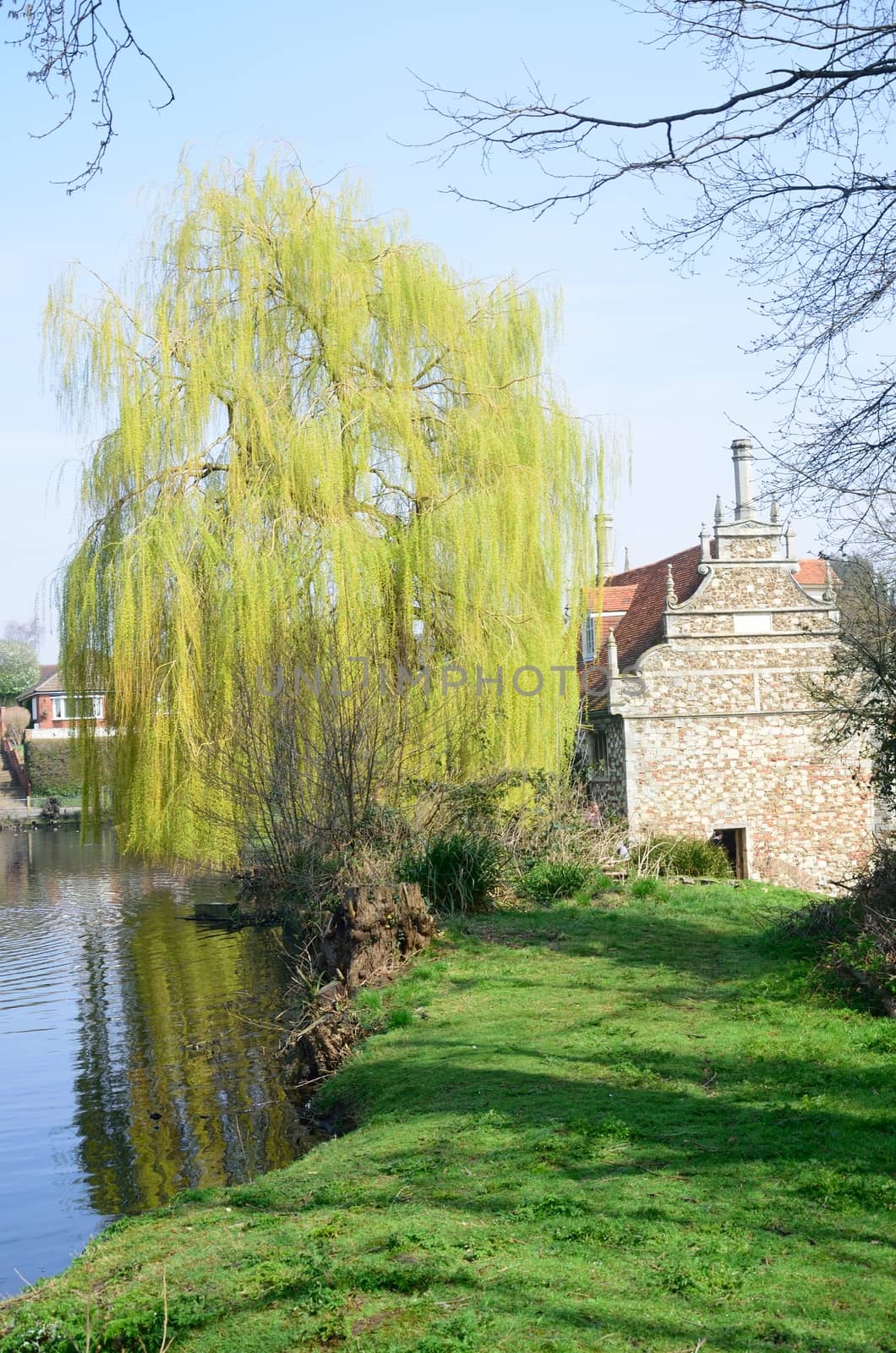 Bourne Mill Colchester in Portrait aspect