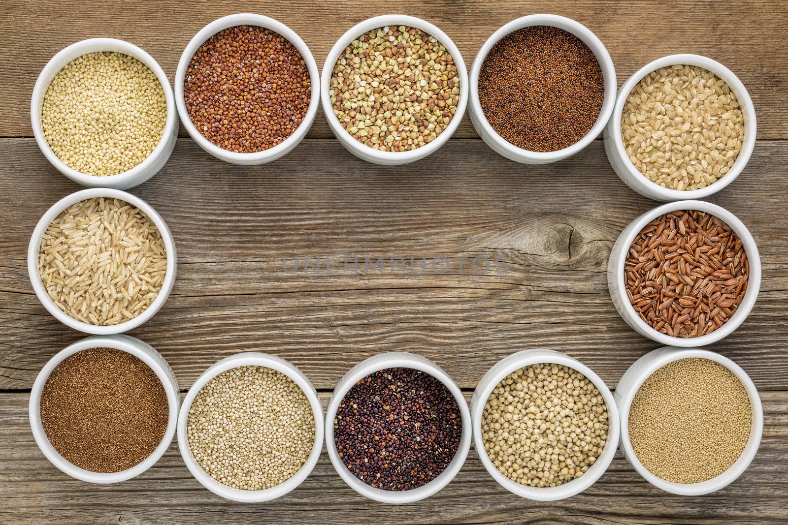 healthy, gluten free grains collection  by PixelsAway