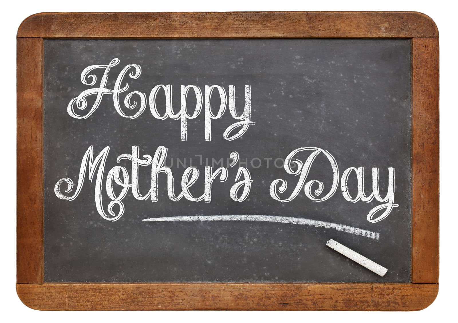 happy mother day on blackboard by PixelsAway