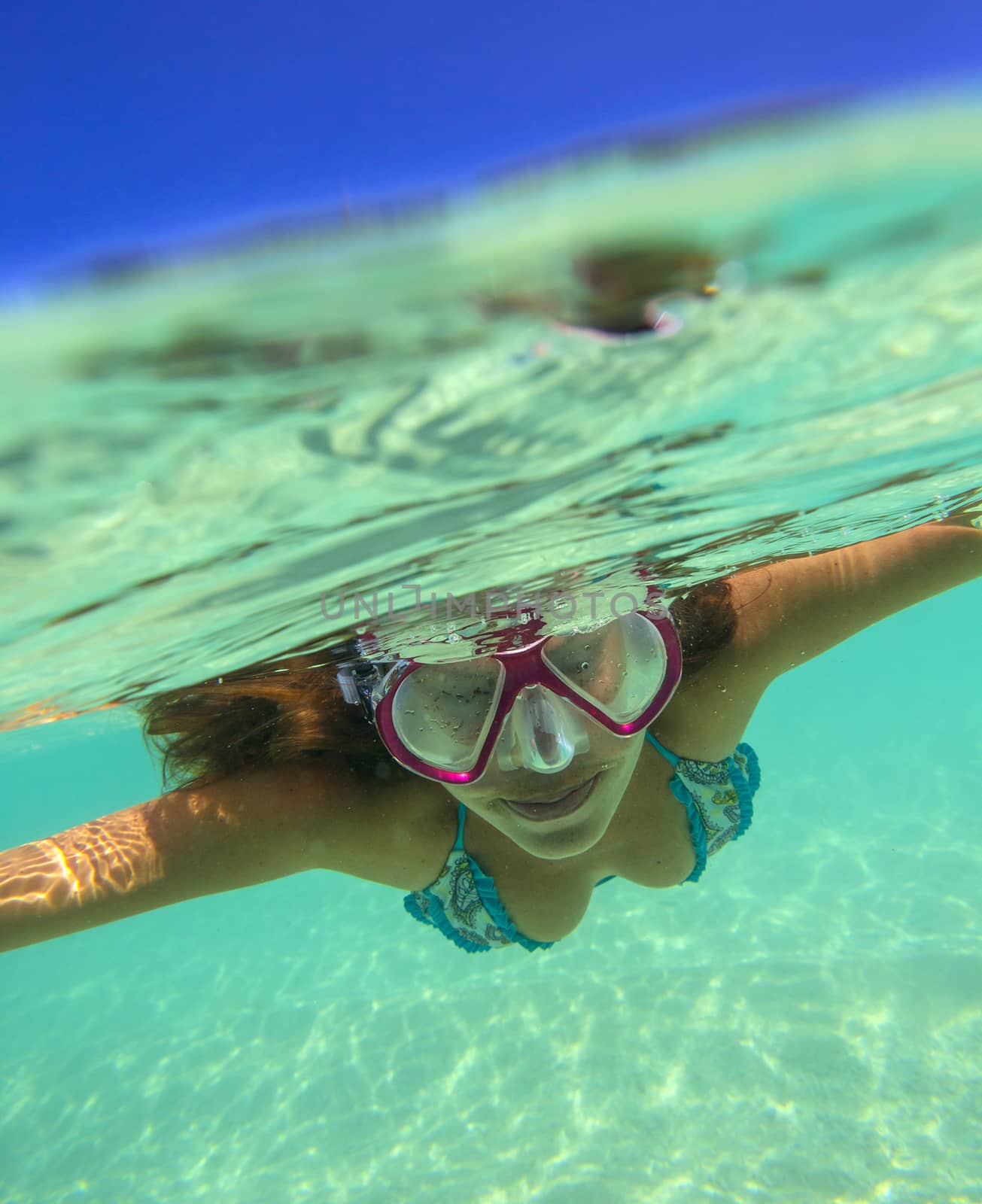 Underwater Portrait of a Yong Woman by truphoto