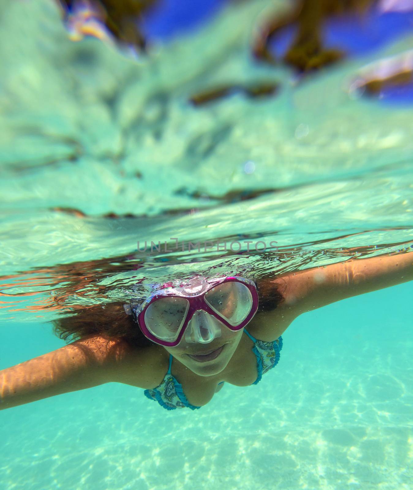 Underwater Portrait of a Yong Woman by truphoto