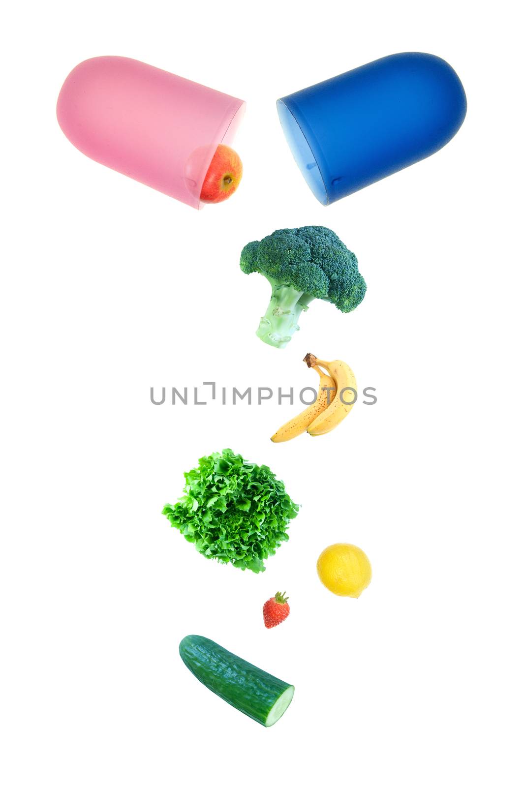 Vitamin pill  by unikpix