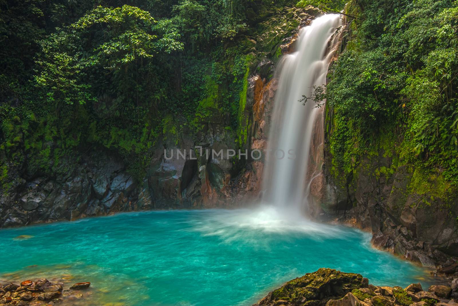 Beautiful Rio Celeste Waterfall by billberryphotography