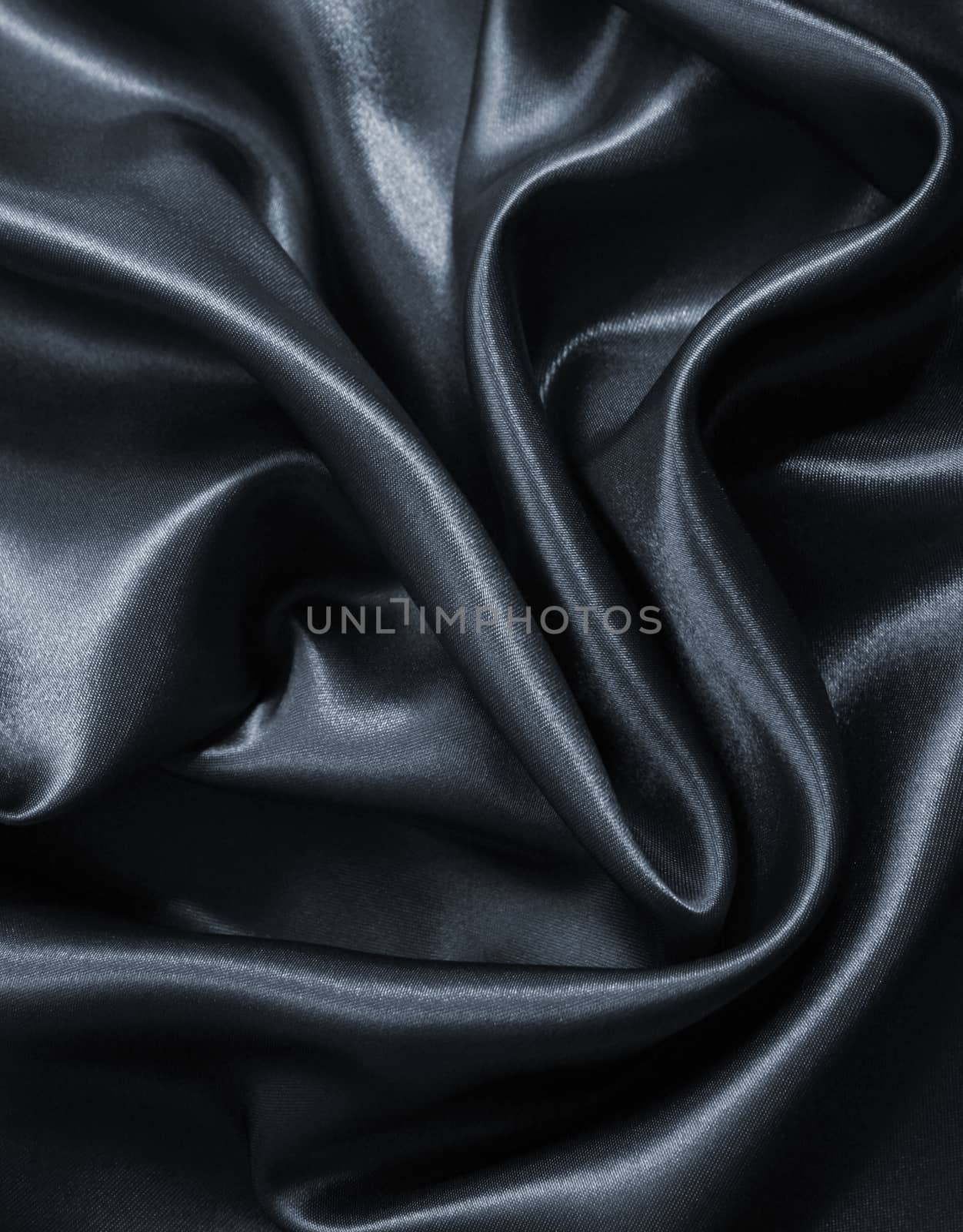 Smooth elegant dark grey silk or satin as background  by oxanatravel