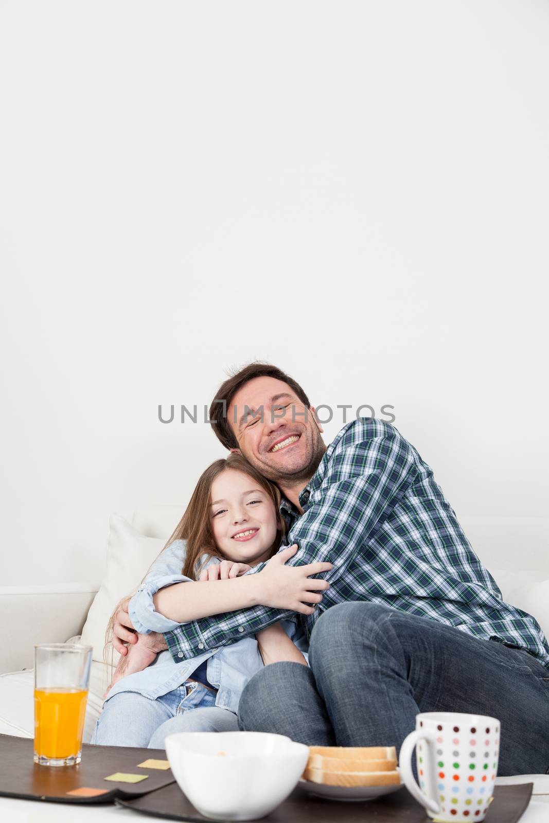 Father tickling to his daughter by ifilms