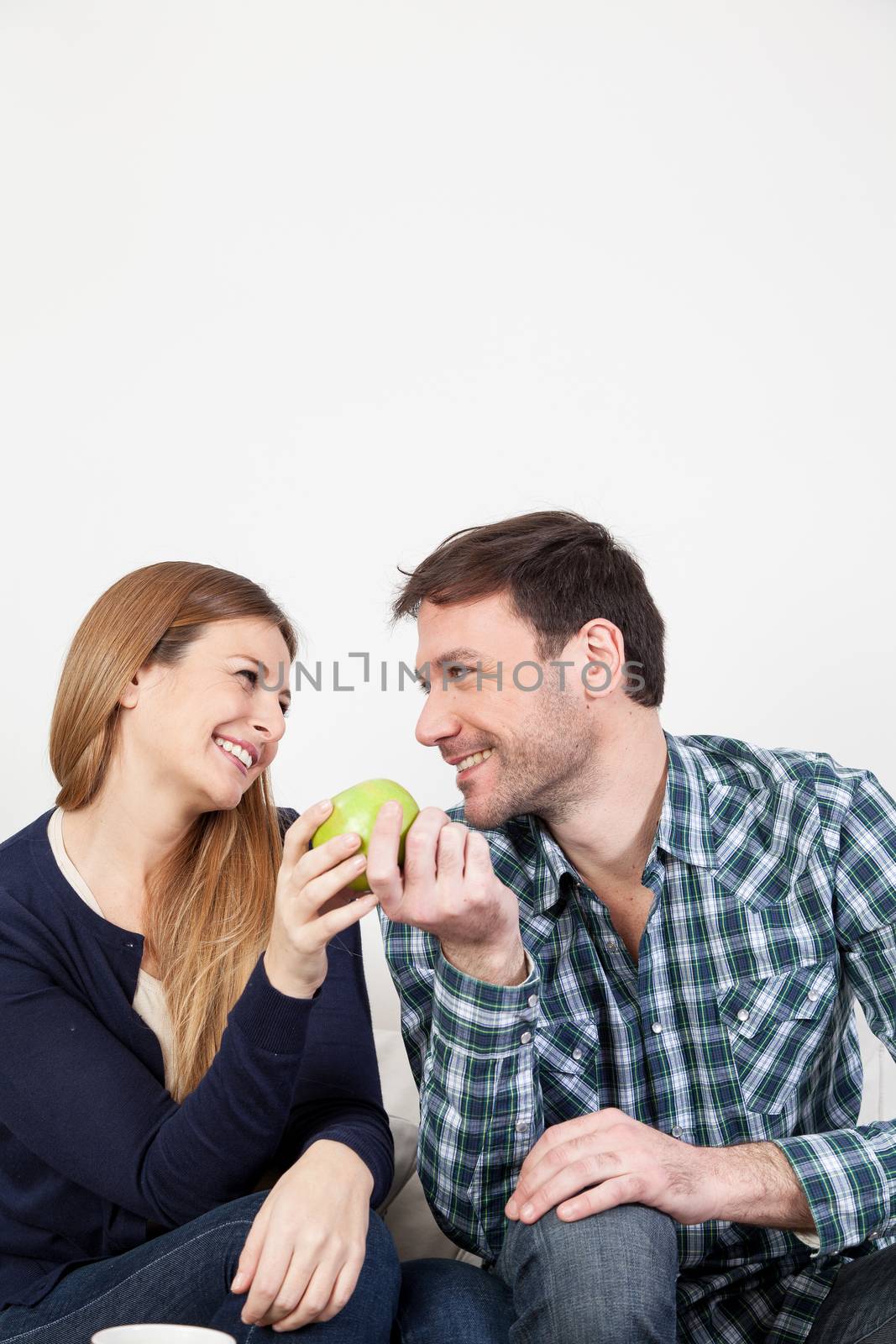 couple having a breakfast