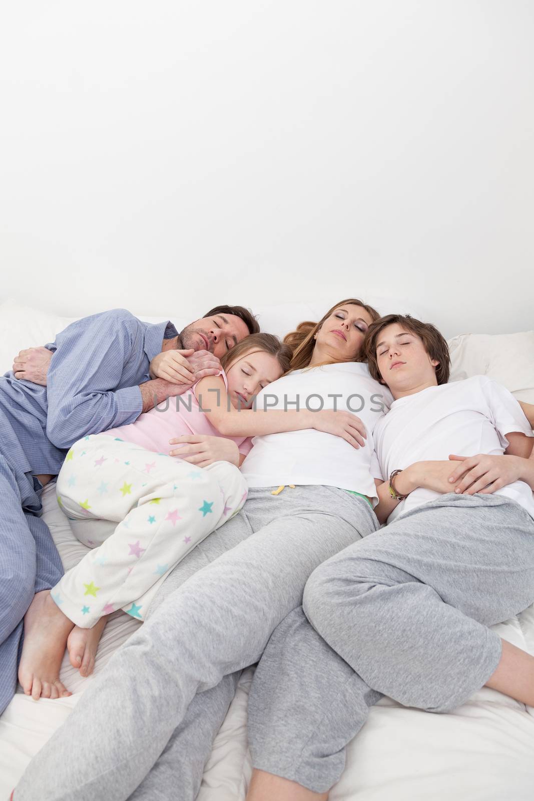 Family sleeping