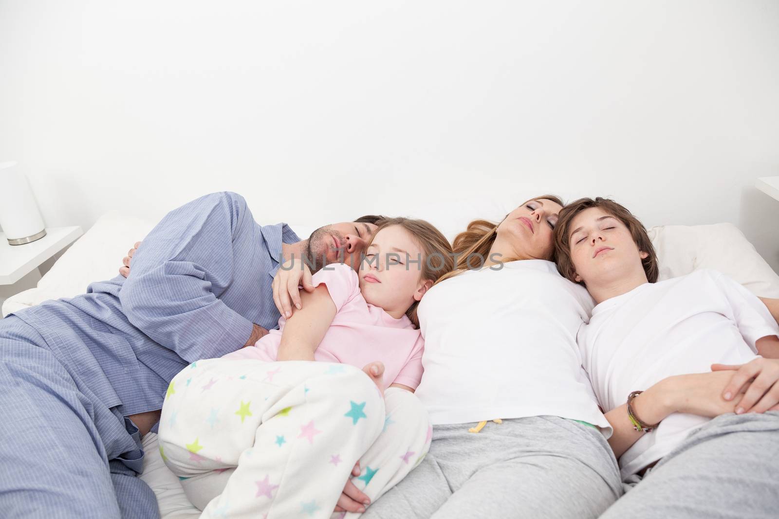 Family sleeping