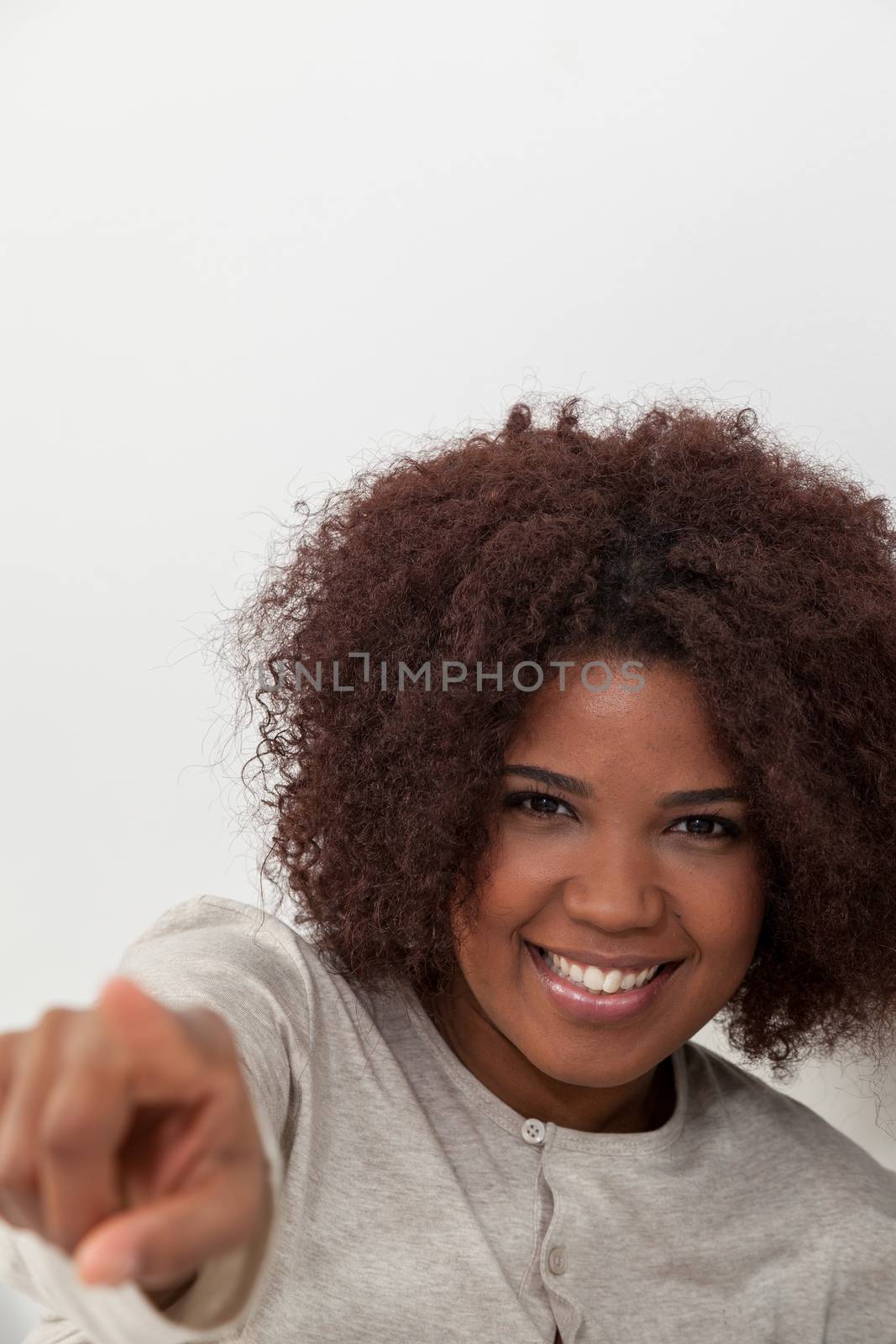 portrait of a beautiful black woman