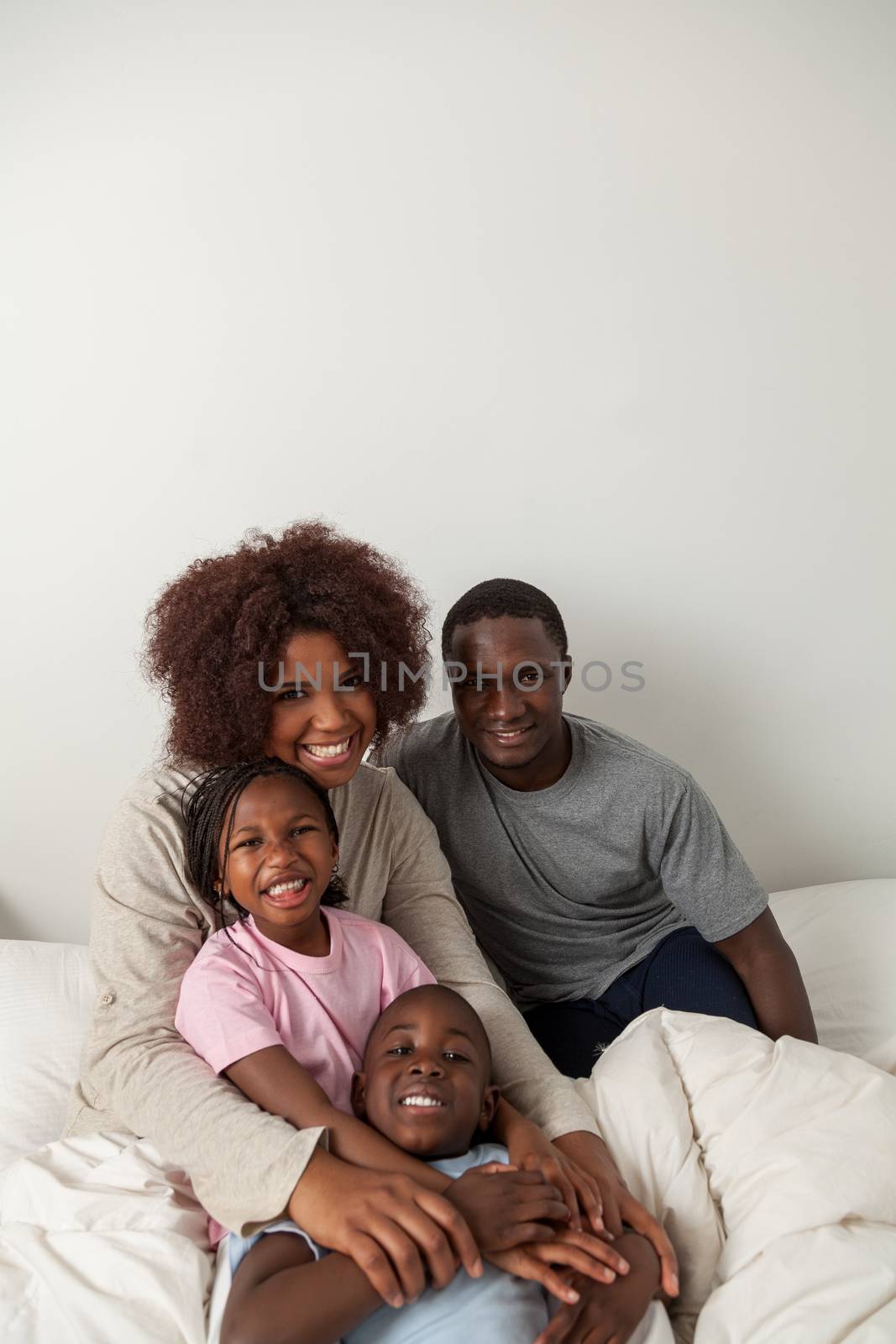 Black family in the bed by ifilms