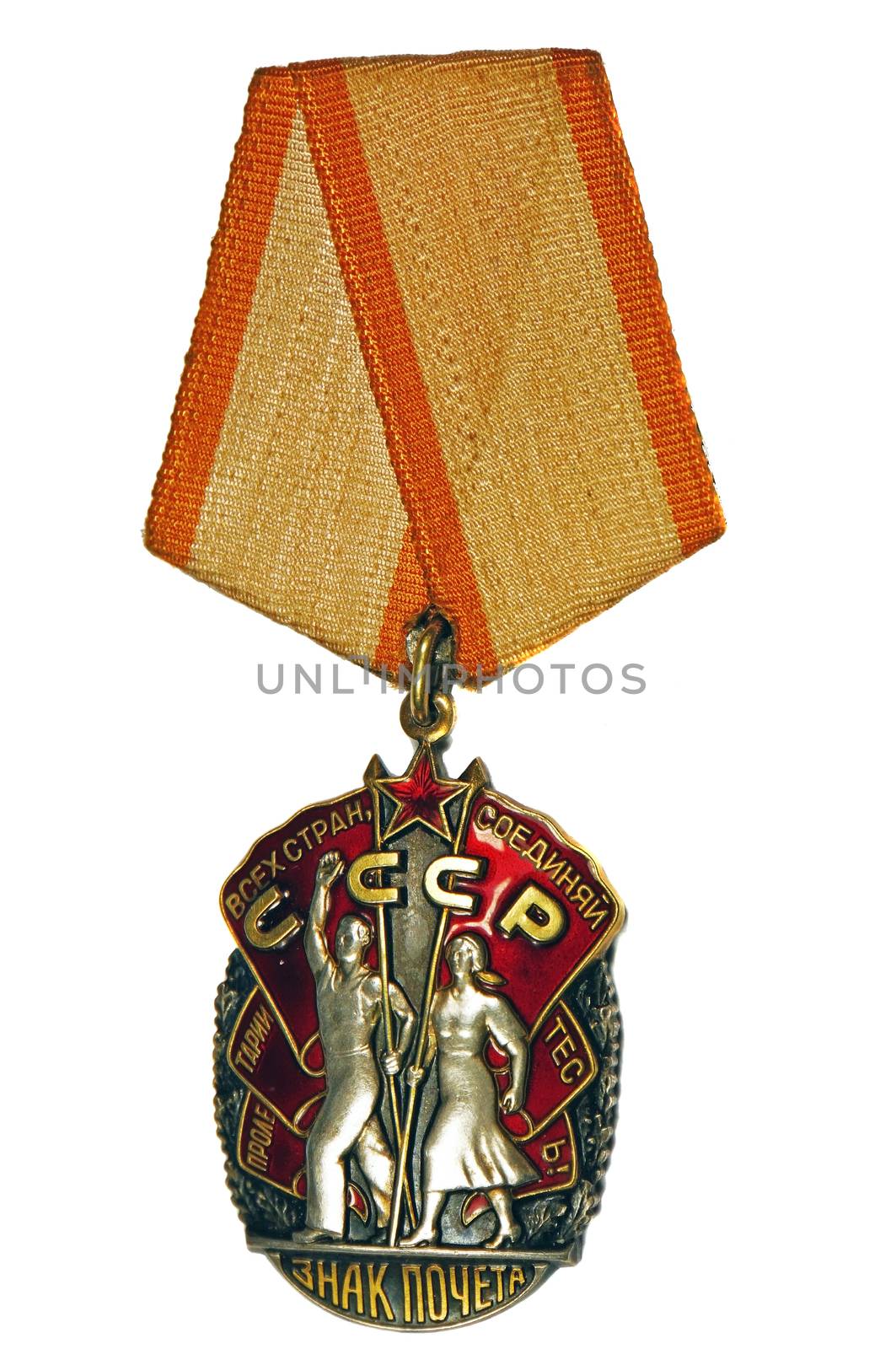 Order of the Badge of Honour on a white background