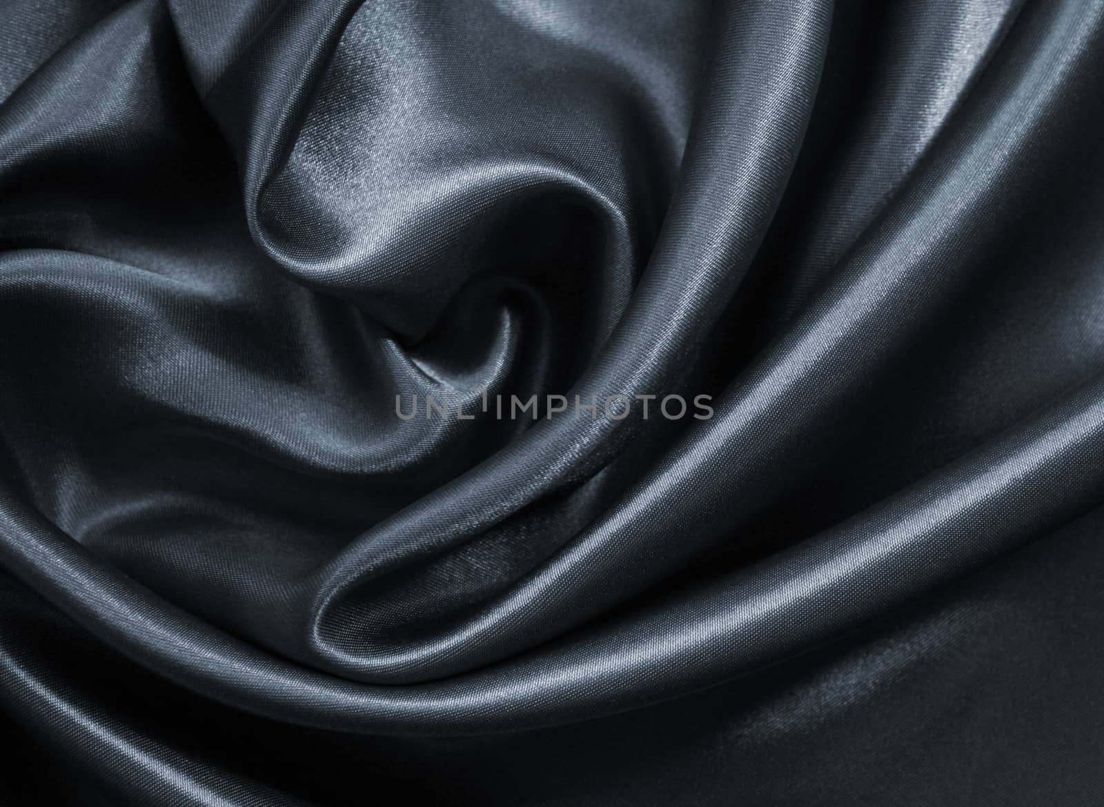 Smooth elegant dark grey silk or satin as background  by oxanatravel