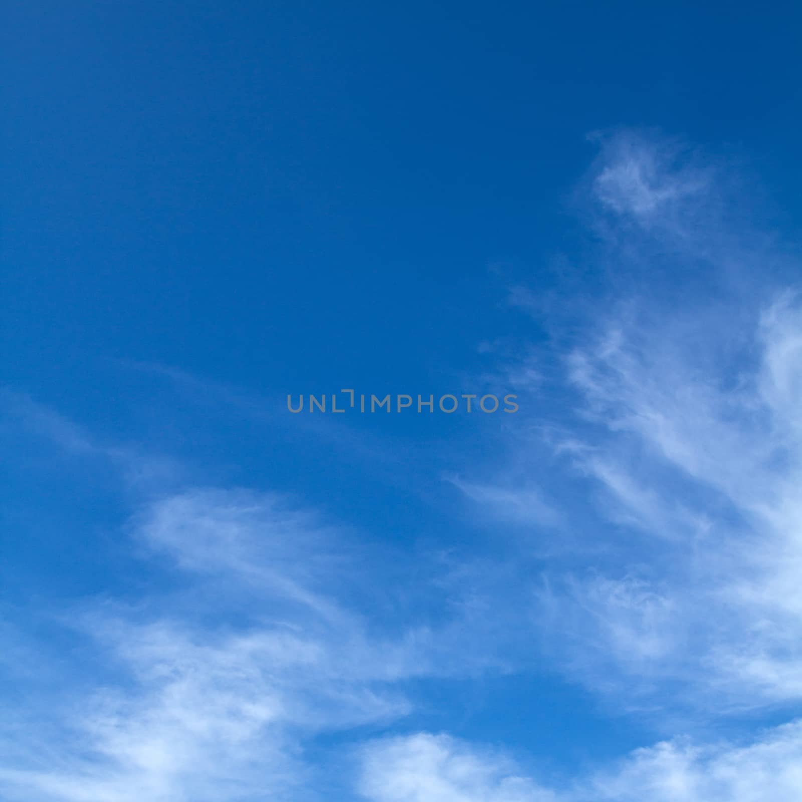 View white cloud with blue sky background