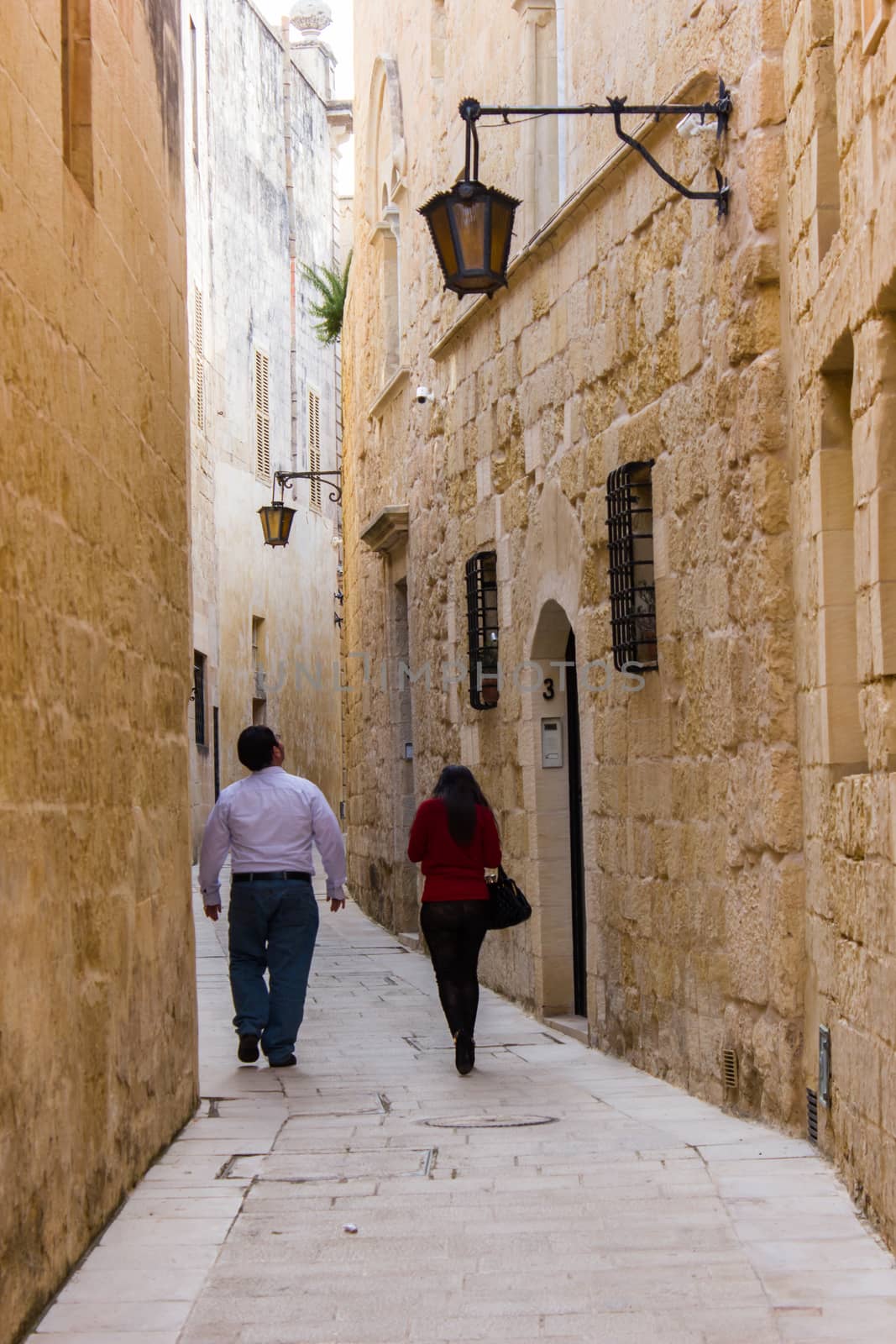 Alley ancient Mdina  by goghy73