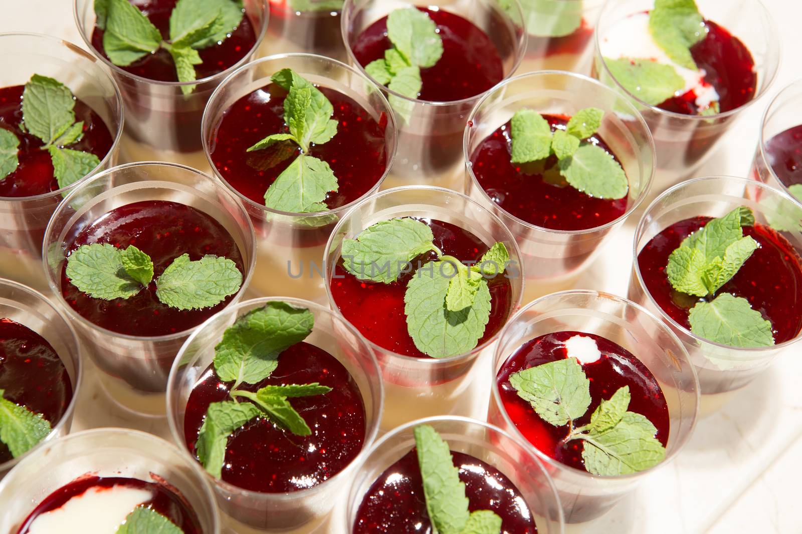 sweets on the wedding table. Vintage color. Soft focus. Creative background