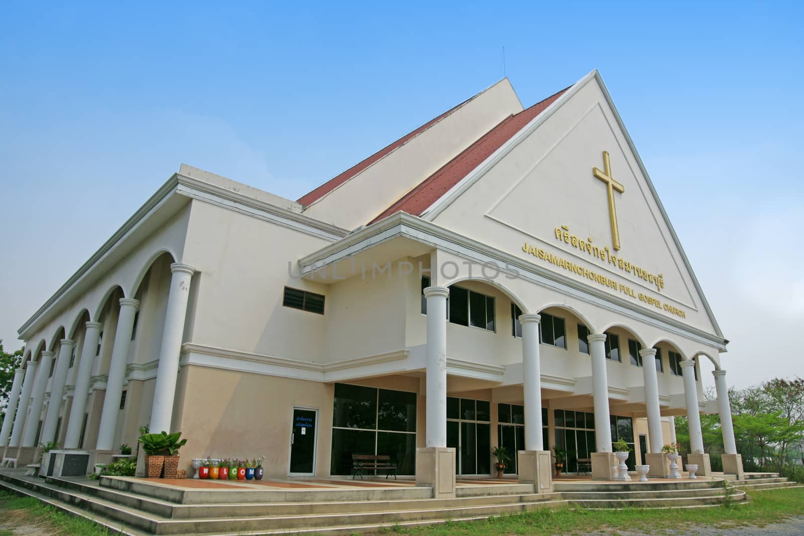 Christian Church, Chonburi -  Thailand (Public Place) by mranucha