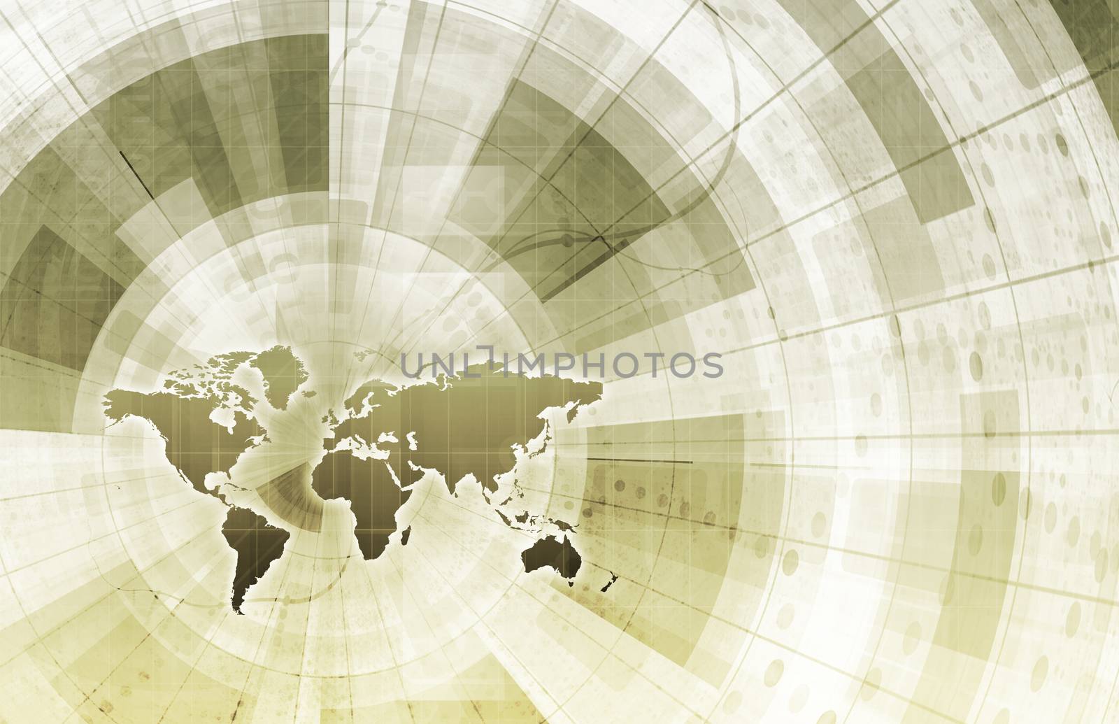 World Community as a Technology Concept Art
