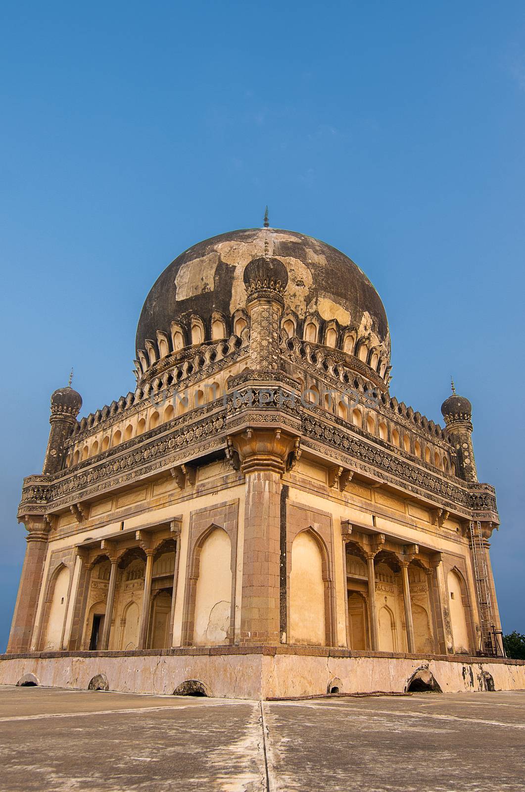 ancient structures built by the muslim kings of hyderabad, India