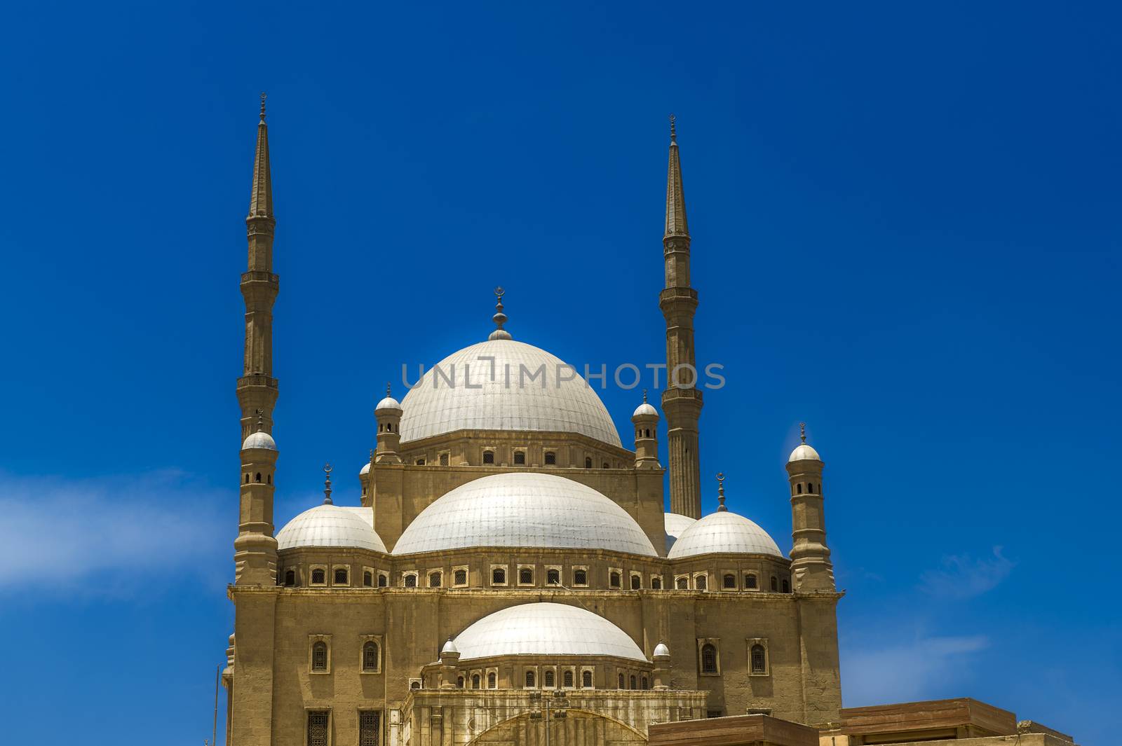 The Mosque of Muhammad Ali Pasha or Alabaster Mosque is a Ottoman mosque situated in the Saladin Citadel of Cairo in Egypt and commissioned by Muhammad Ali Pasha between 1830 and 1848.