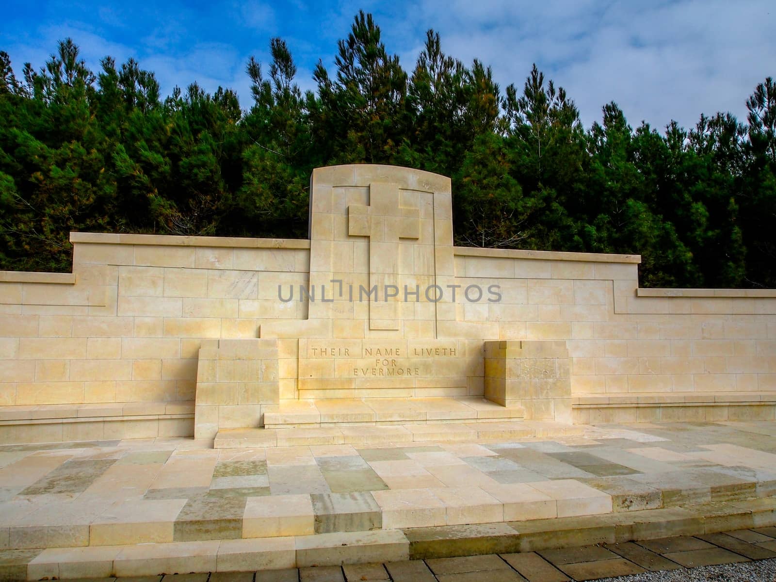Ari Burnu war cemetery and memorial at Gallipoli