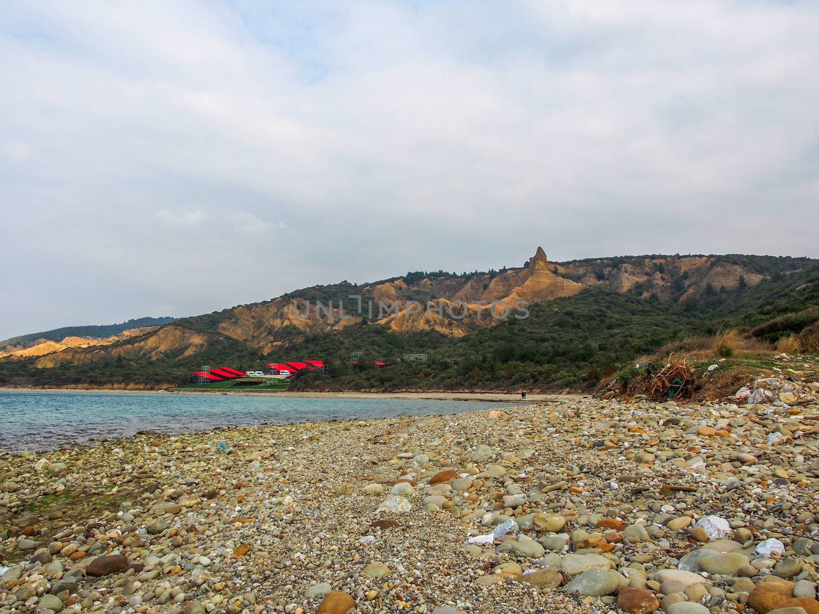 ANZAC cove, site of World War I landing of the ANZACs on the Gallipoli peninsula in Turkey.