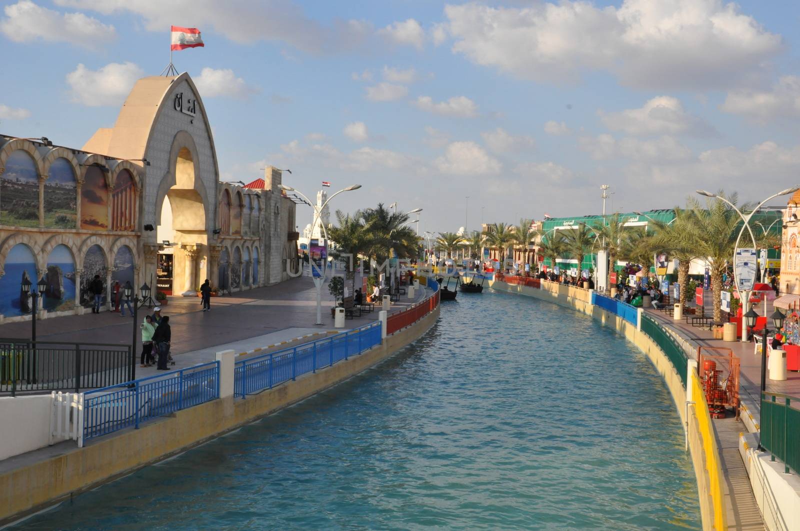 Global Village in Dubai, UAE. The Global Village is claimed to be the world's largest tourism, leisure and entertainment project.