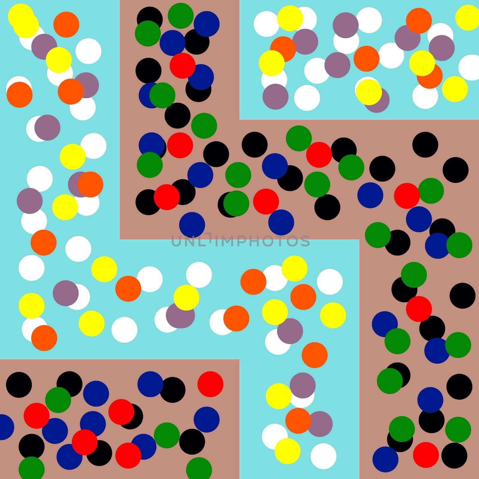 Digital computer graphic - abstraction background with a circles for design.
