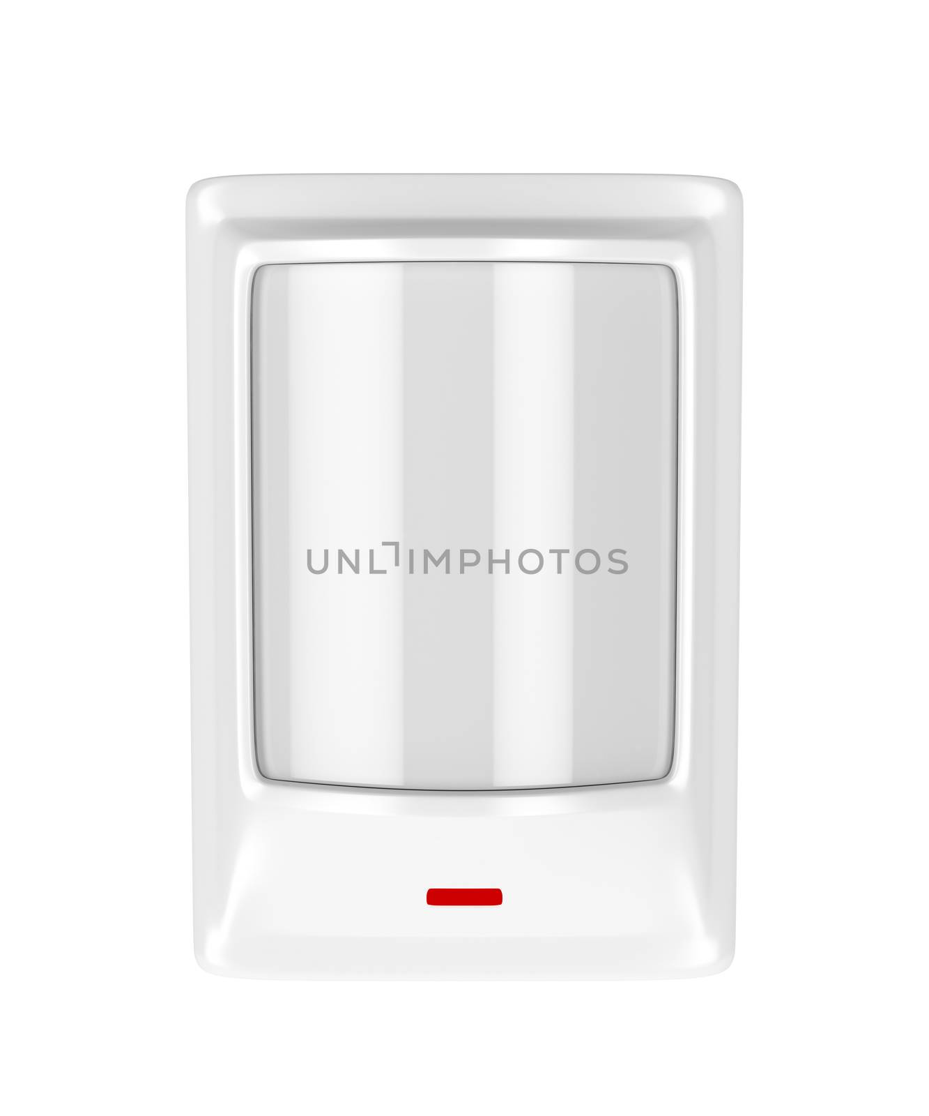 Motion detector isolated on white background