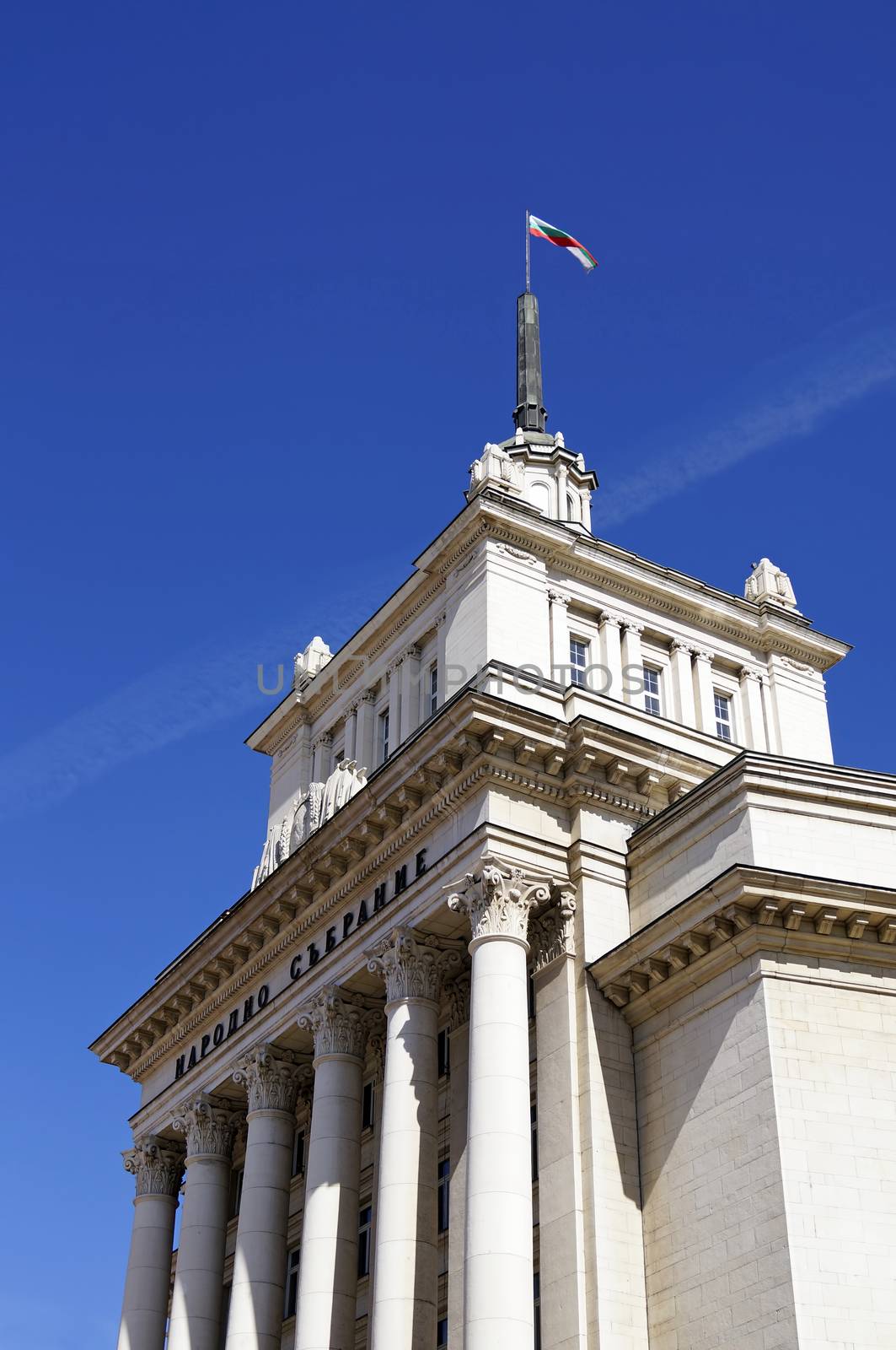 National Assembly building (The former Communist Party House) in Sofia, Bulgaria