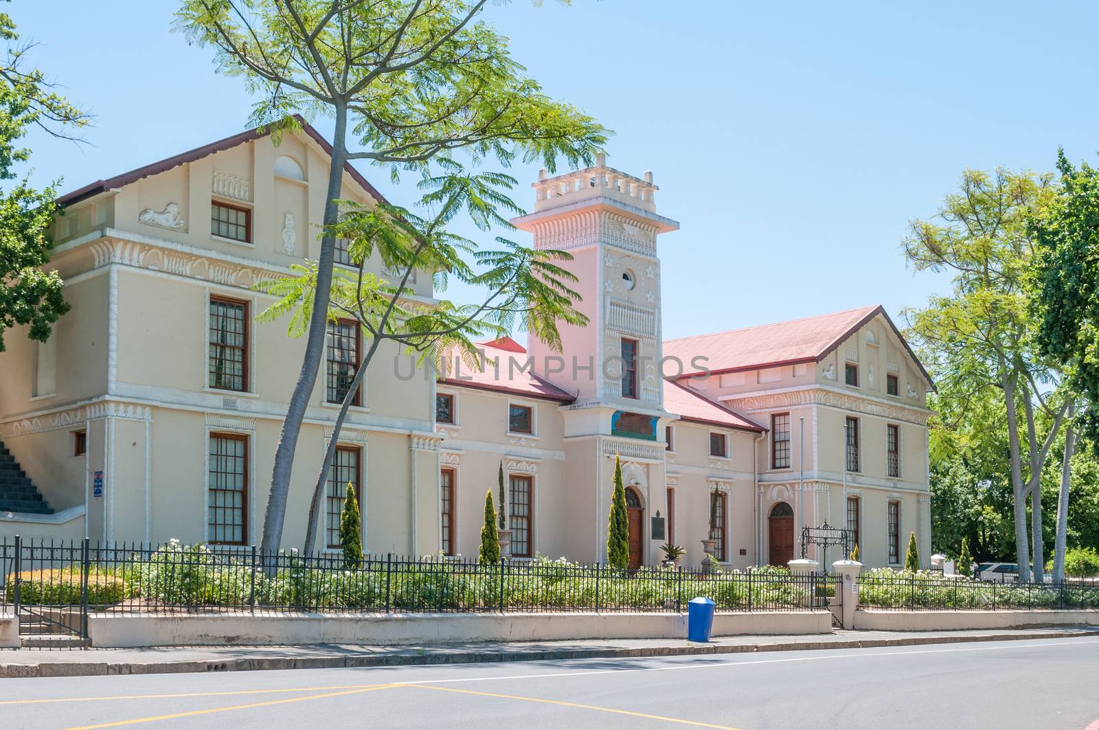 Original building of the Paarl Gymnasium, an Afrikaans Boys High School, opened in 1858
