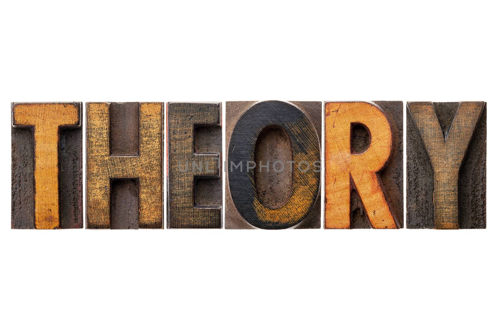 theory word typography by PixelsAway