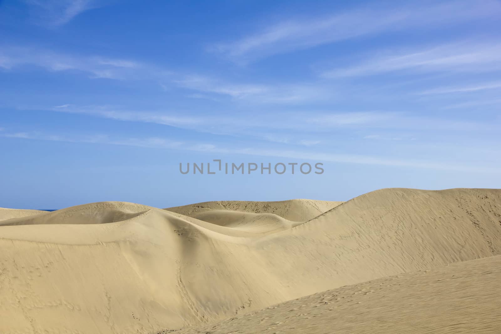 Spain. Gran Canaria island. Dunes of Maspalomas by oxanatravel