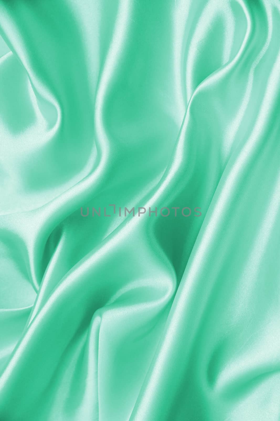 Smooth elegant green silk as background  by oxanatravel