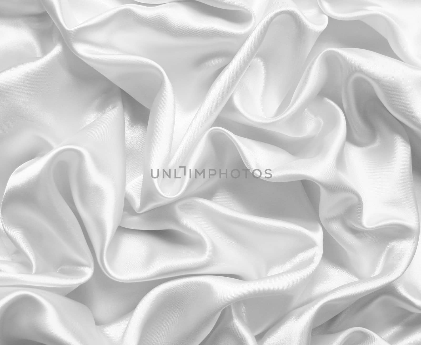 Smooth elegant white silk or satin can use as wedding background