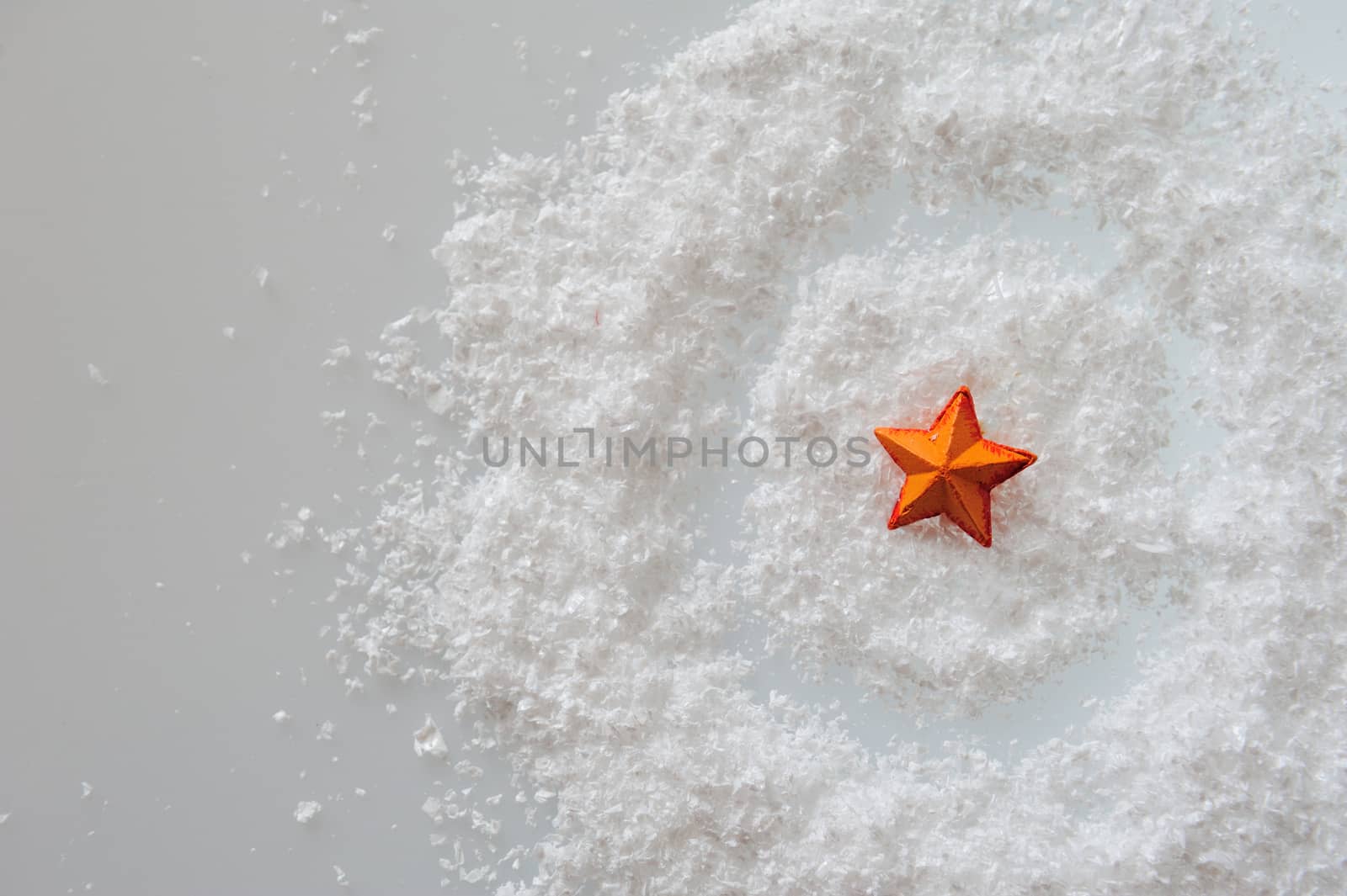 miniature star on a white background